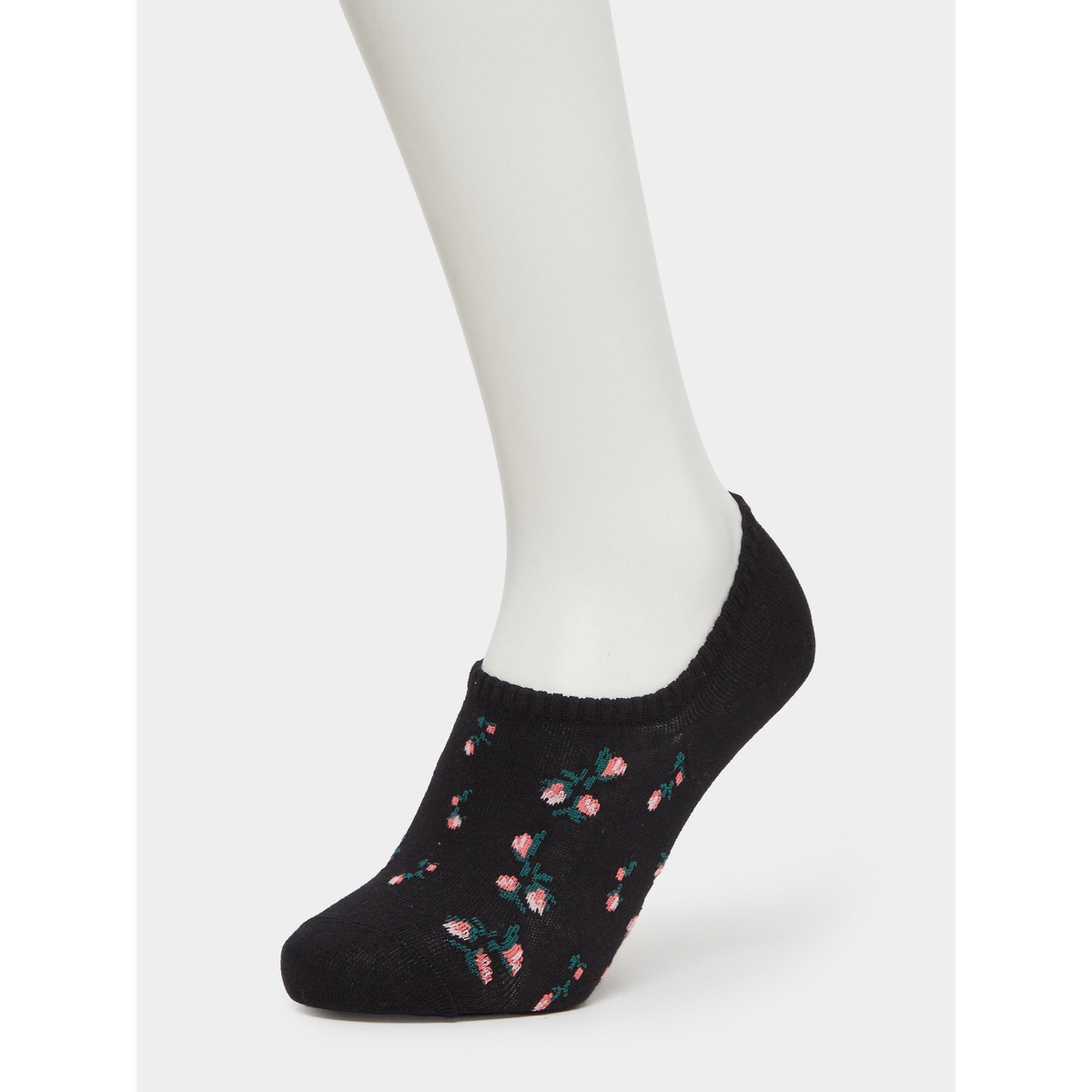 Styli Pack of 3 - Floral Printed No Show Socks-women-socksandstockings-image-5
