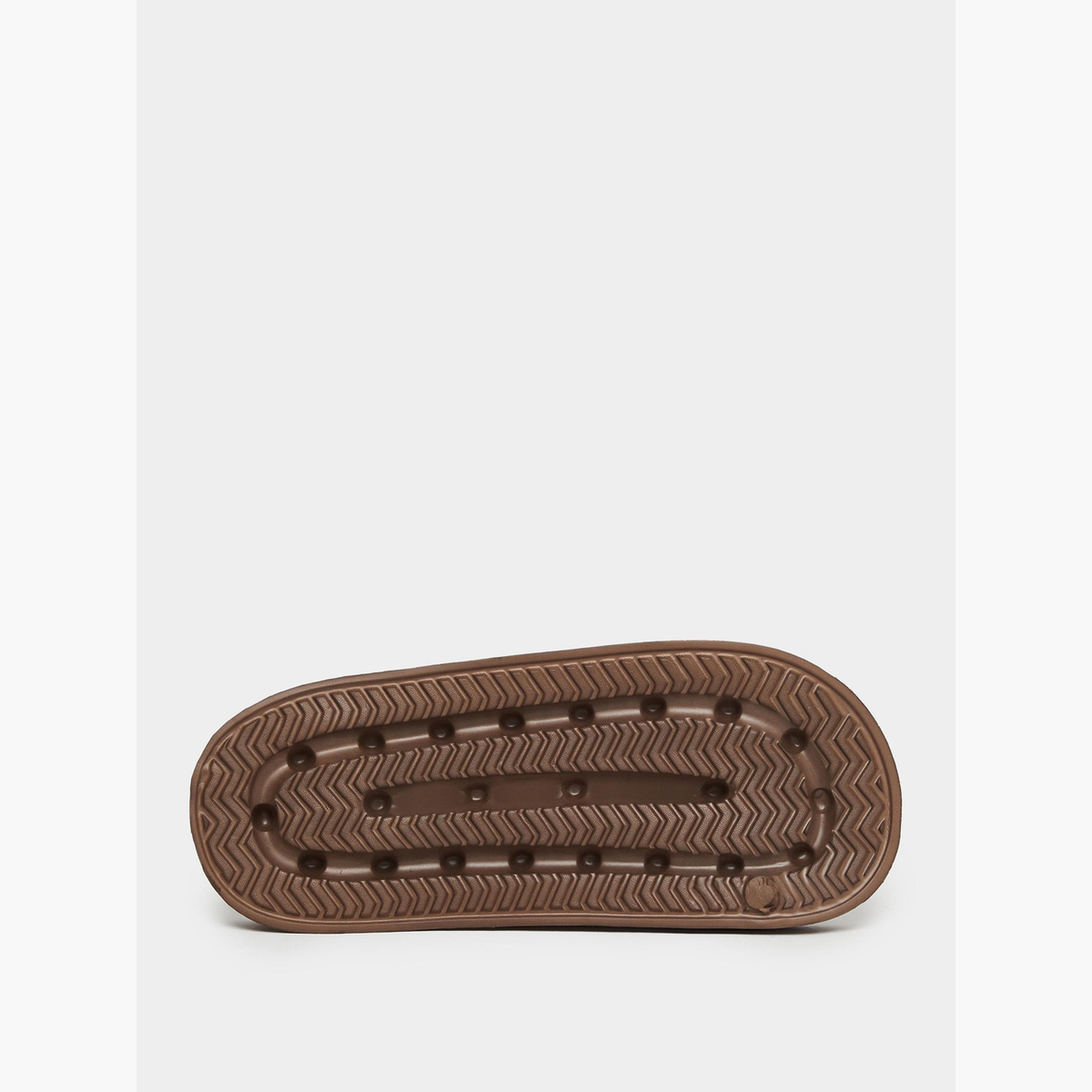 Styli Women Brown Embossed Comfort Slide-women-shoes-flipflopsandslides-image-6
