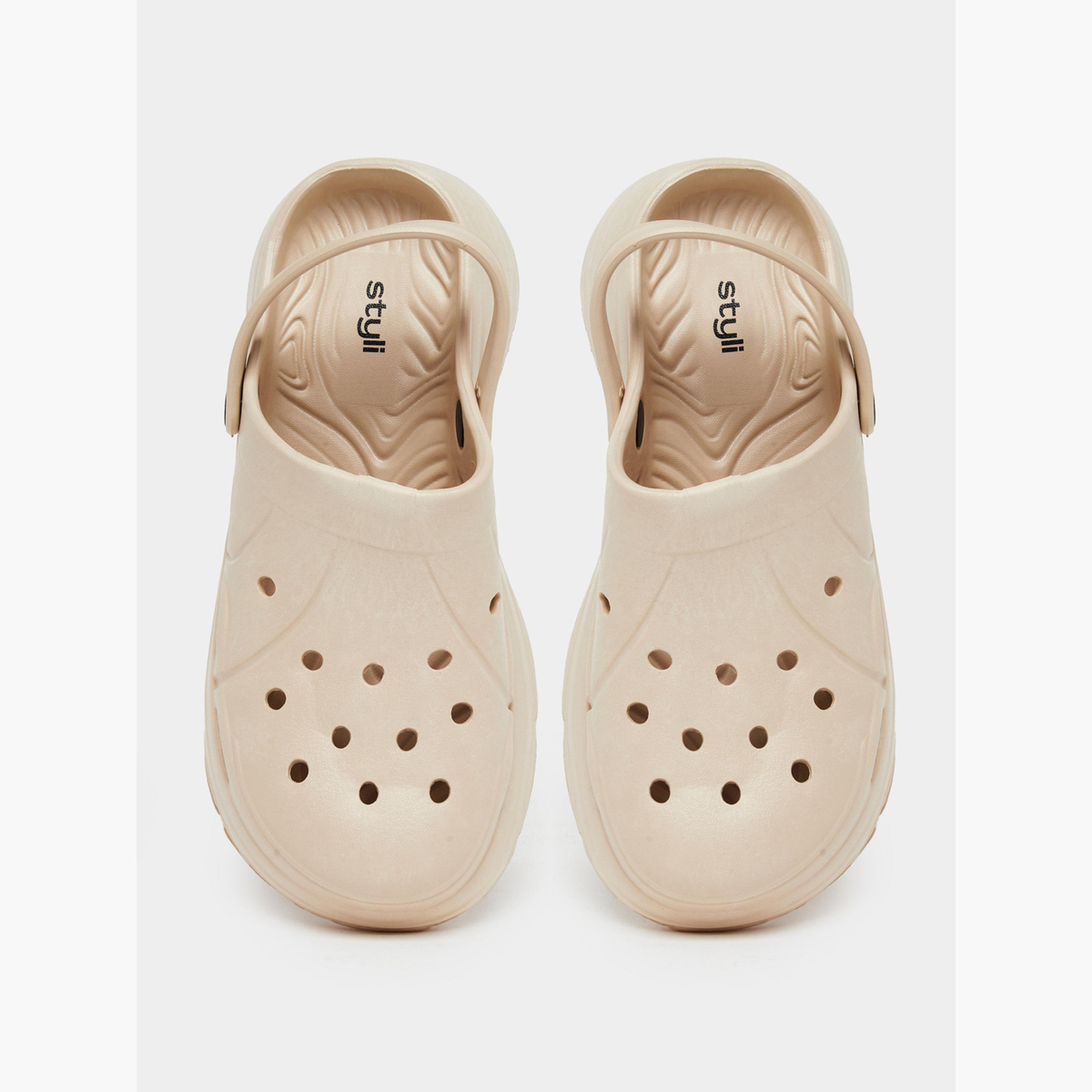 Styli Women Beige Comfort Clogs-women-shoes-flipflopsandslides-image-5