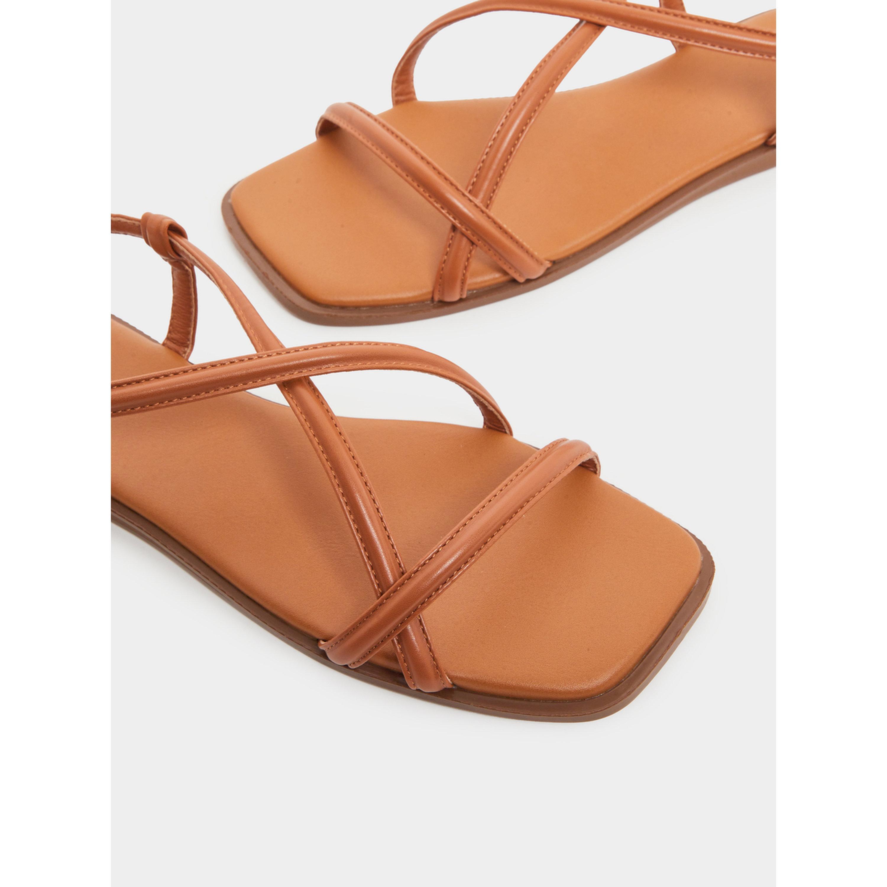 صندل فلات بسيور-women-shoes-sandals-flats-image-3