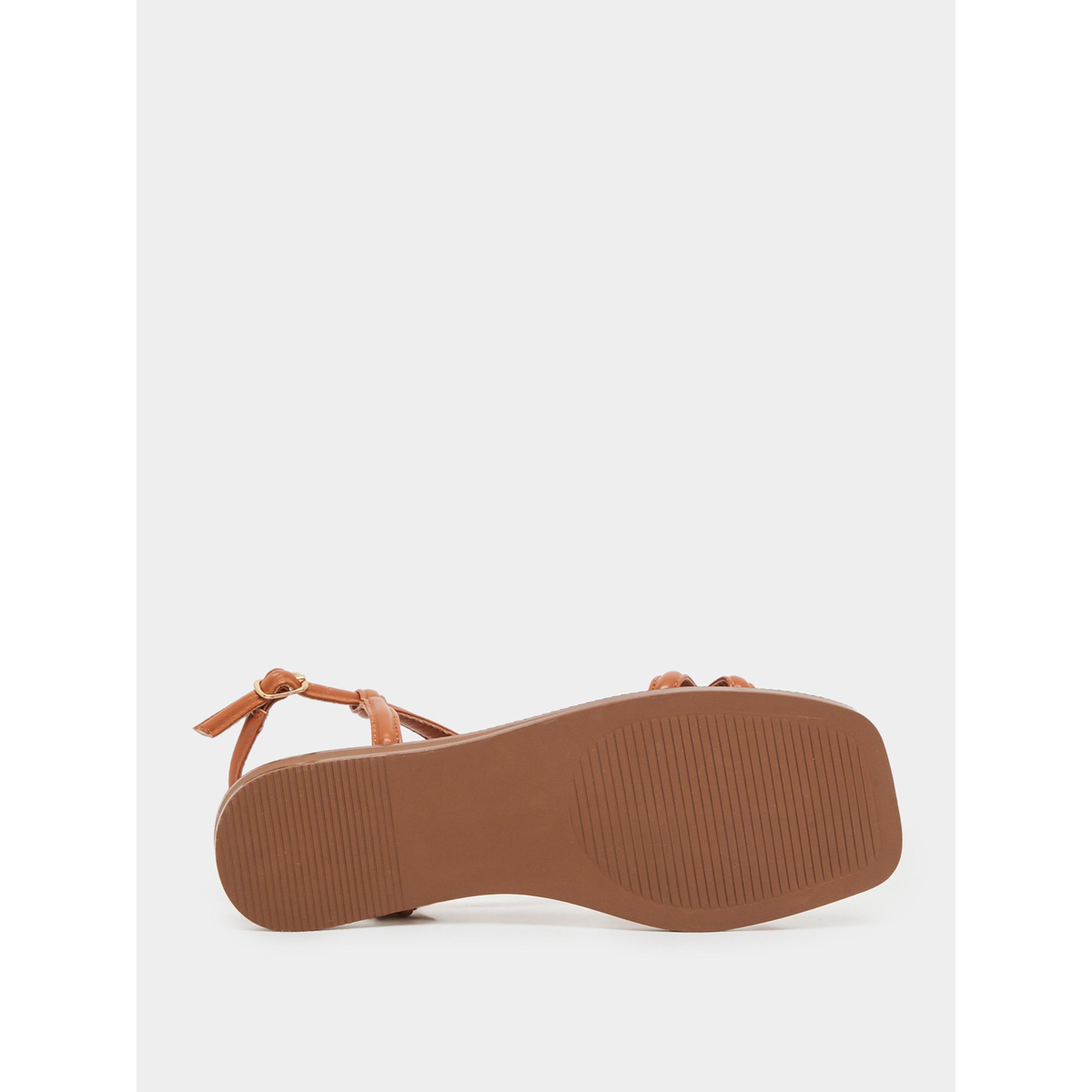صندل فلات بسيور-women-shoes-sandals-flats-image-5
