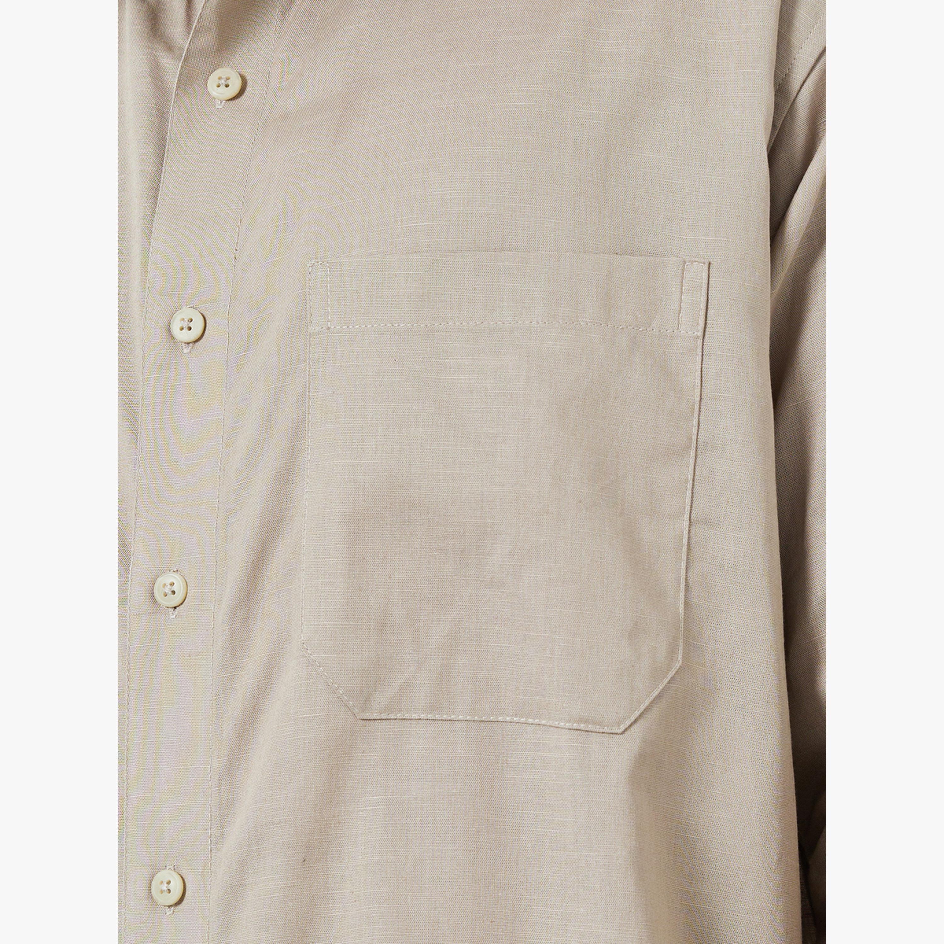 قميص كاجوال قطن بقصة مريحة للرجال-men-clothing-shirts-image-4