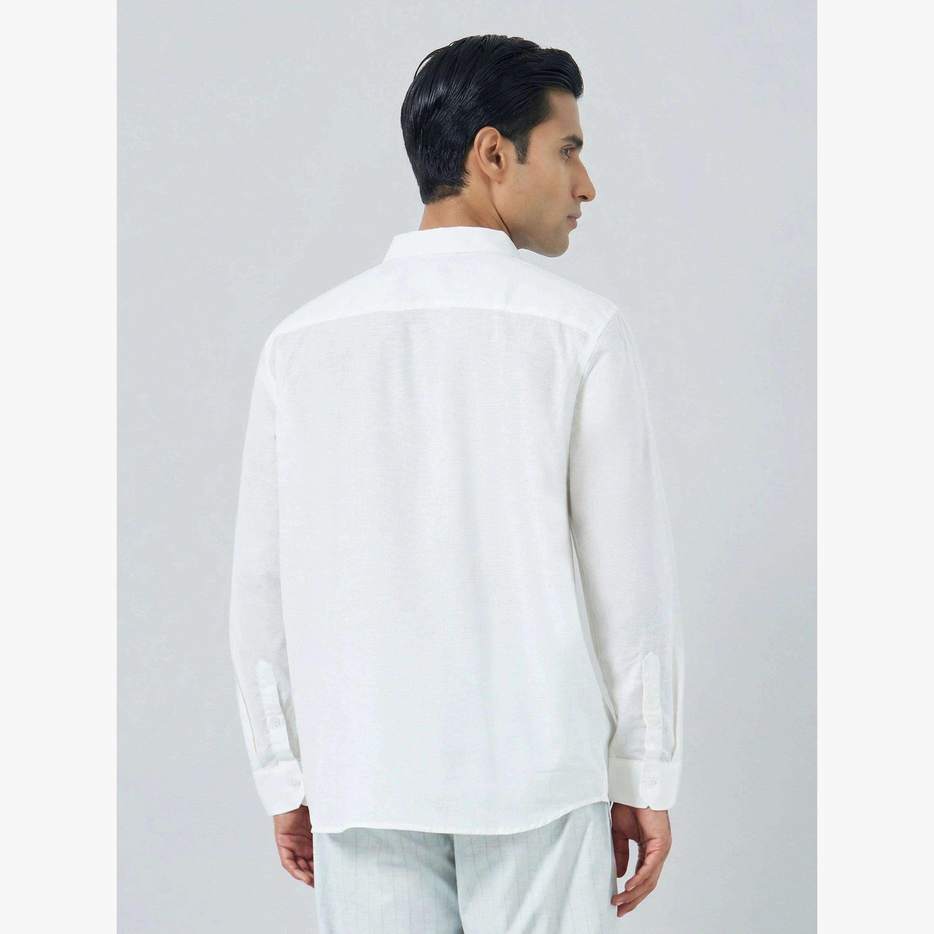 قميص كاجوال قطن بقصة مريحة-men-clothing-shirts-image-3
