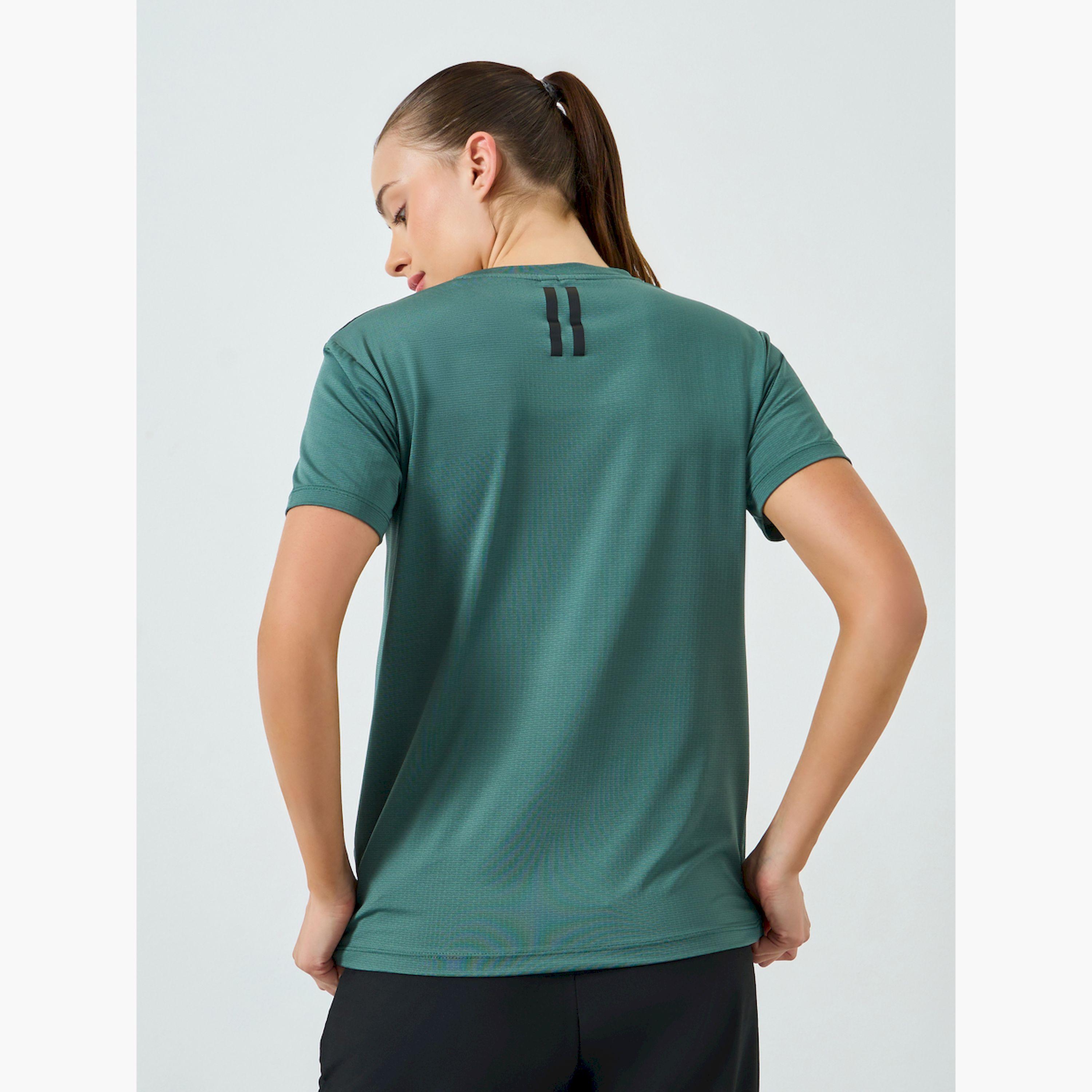 بلوزة قصيرة الأكمام بشرائط مزدوجة وظهر بارز الملمس-women-clothing-tshirts-image-3
