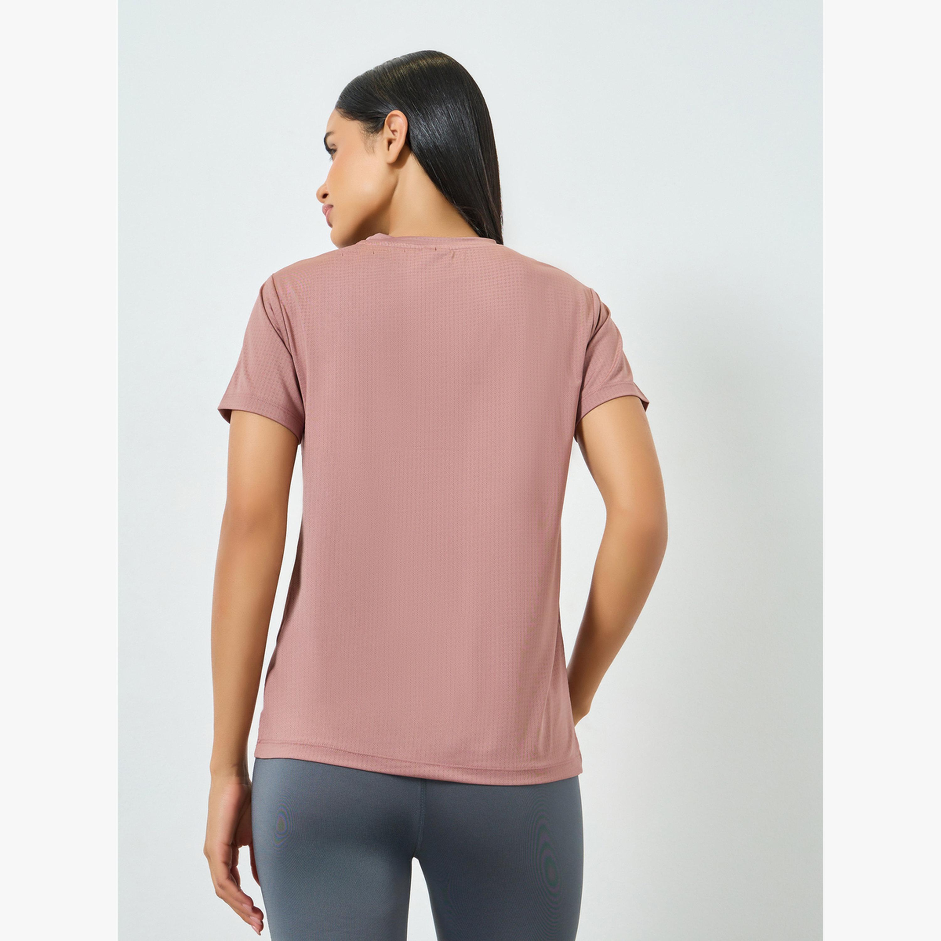 طقم بلوزة أساسية بأكمام قصيرة قطعتين-women-clothing-tshirts-image-5