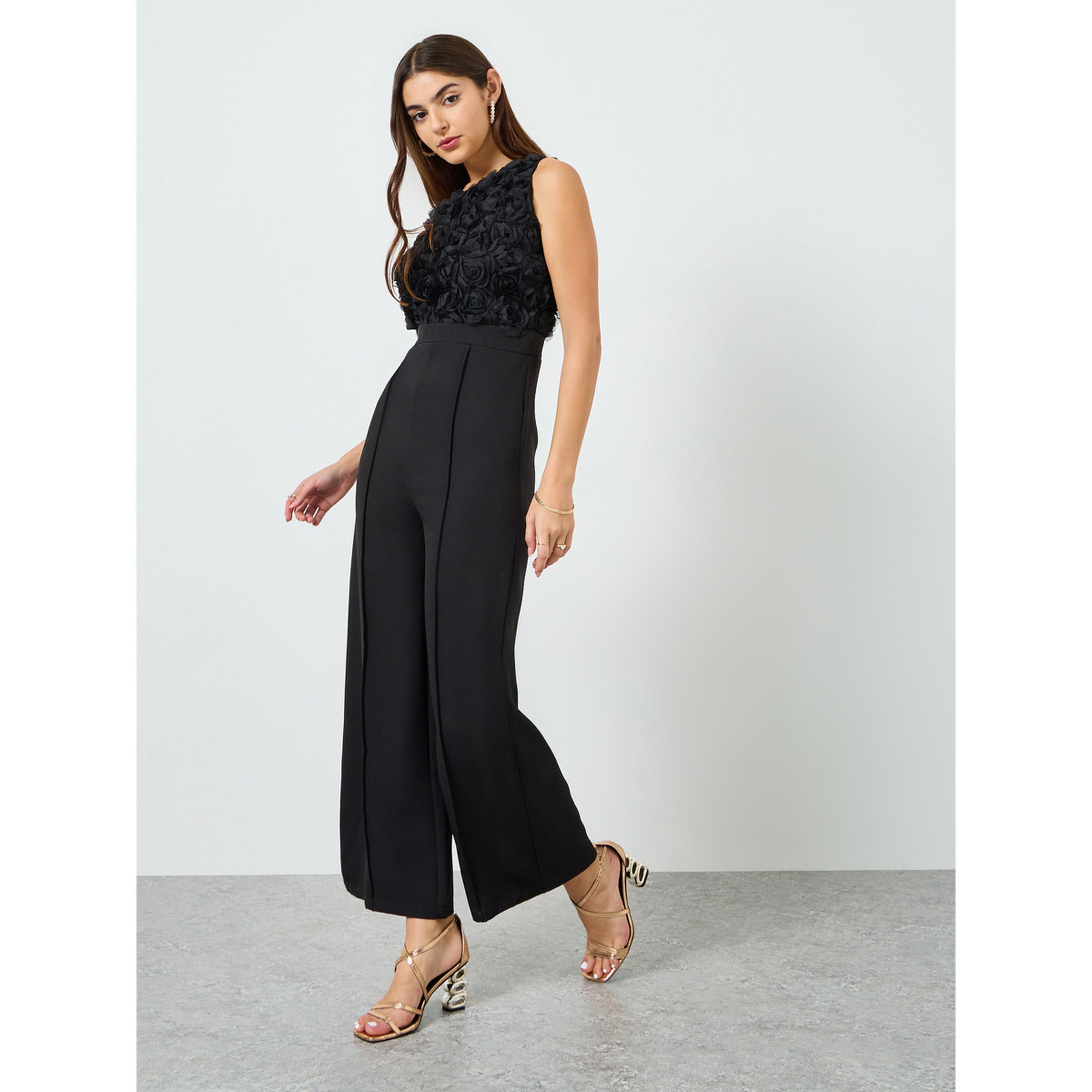 جمبسوت بكتف واحد وأرجل واسعة للنساء-women-clothing-dresses-image-3