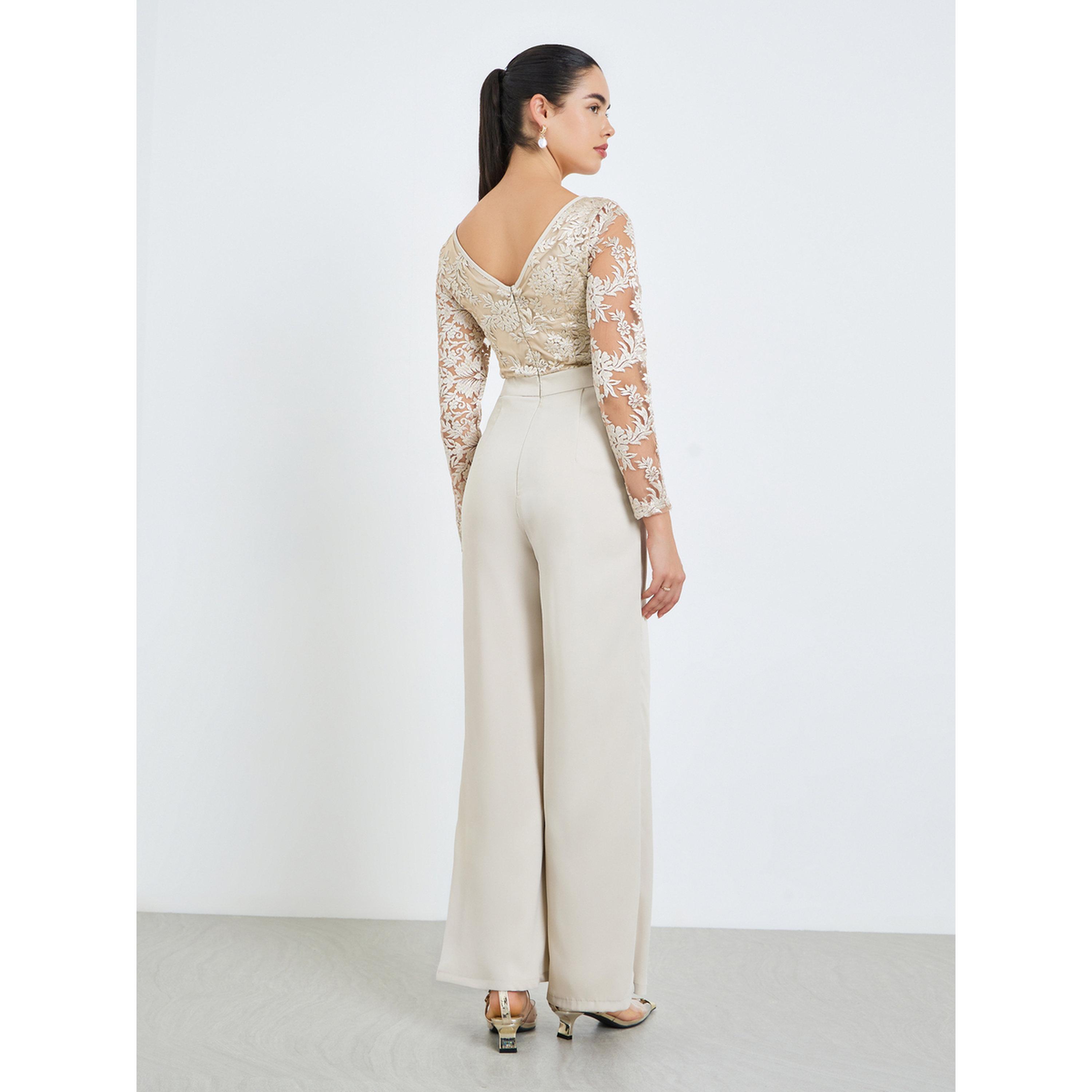 جمبسوت للسهرة بأرجل واسعة وطبقة دانتيل-women-clothing-jumpsuits-image-4