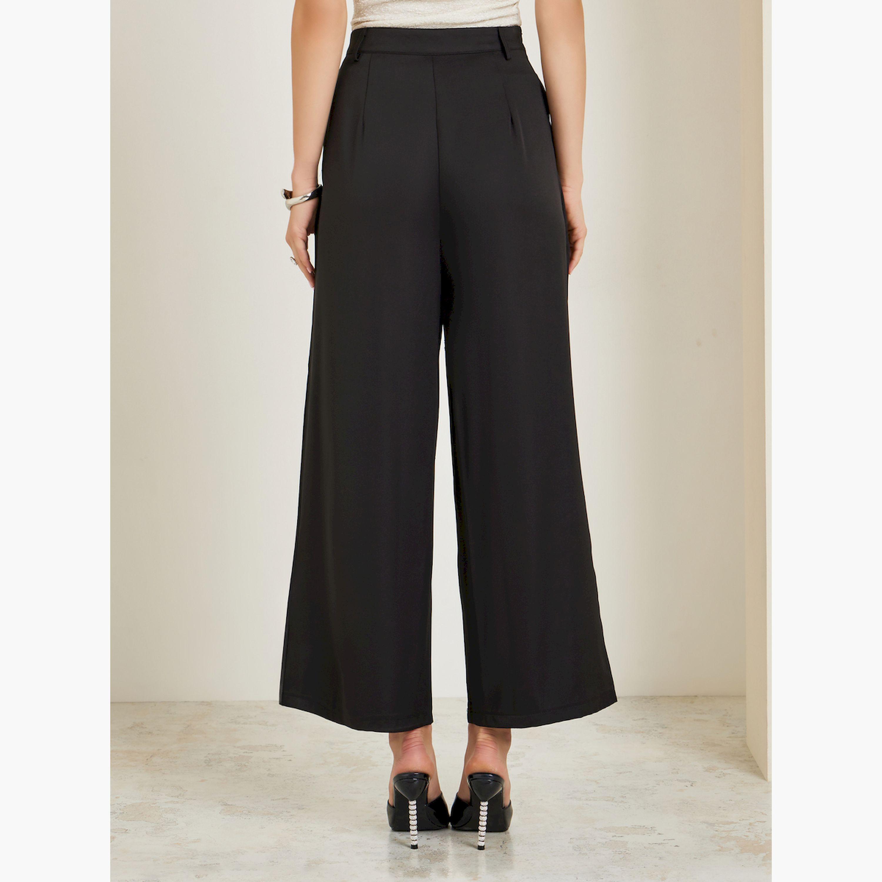 بنطال بأرجل واسعة ومطرز-women-clothing-bottoms-trousers-image-5
