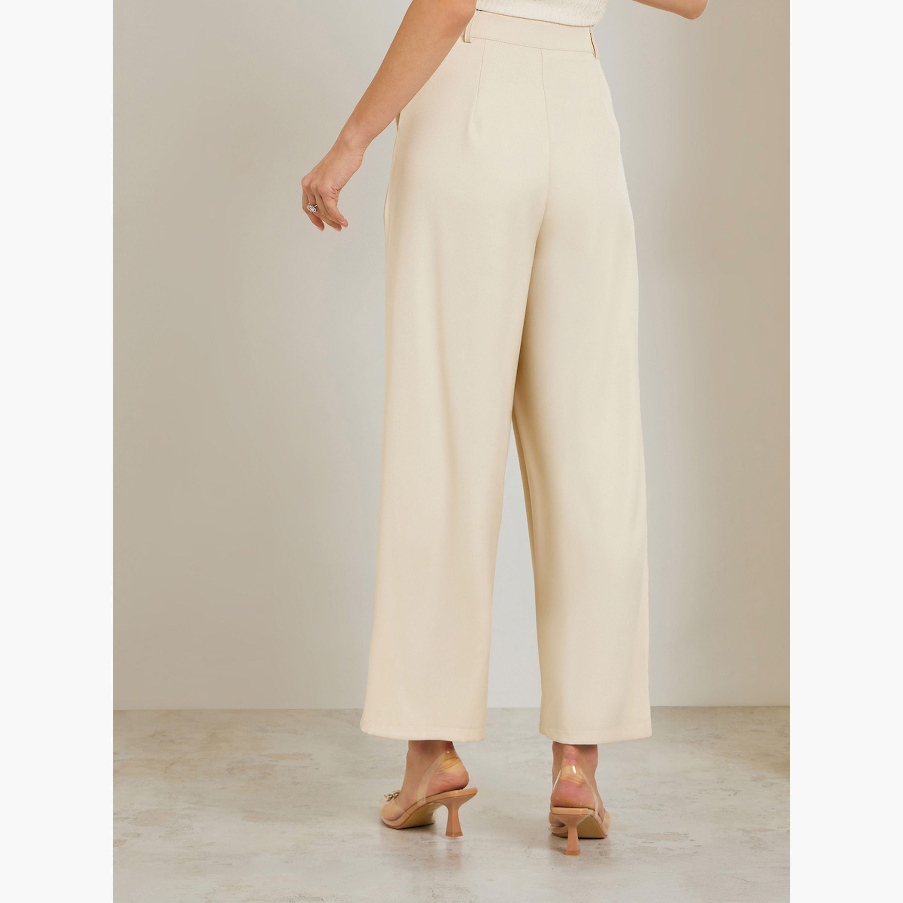 بنطال أوف وايت مزين وأرجل واسعة-women-clothing-bottoms-trousers-image-5