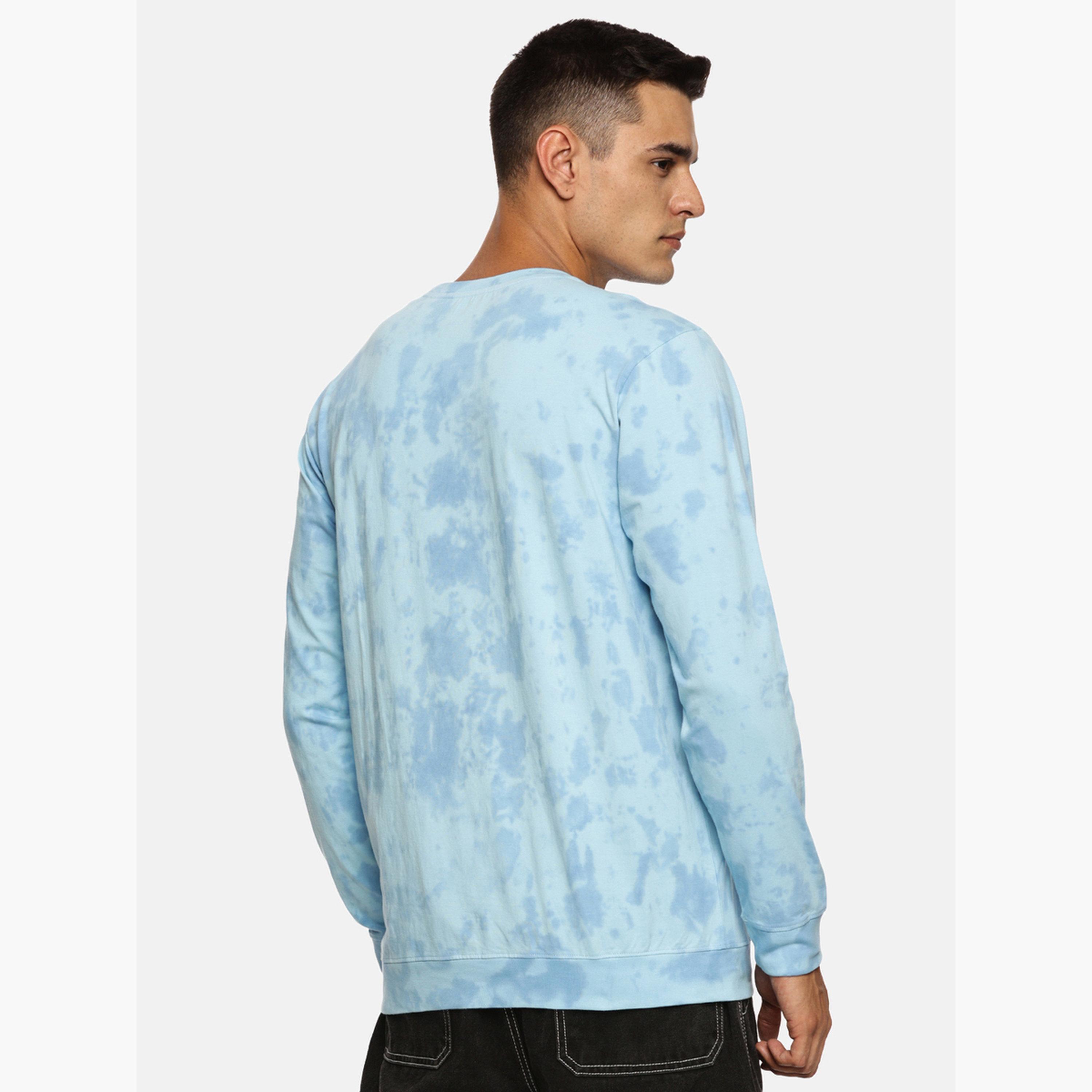 Simple And Rare X Styli Men Tie-Dye Print Long Sleeve T-Shirt-men-clothing-tshirtsandpolos-tshirts-image-3