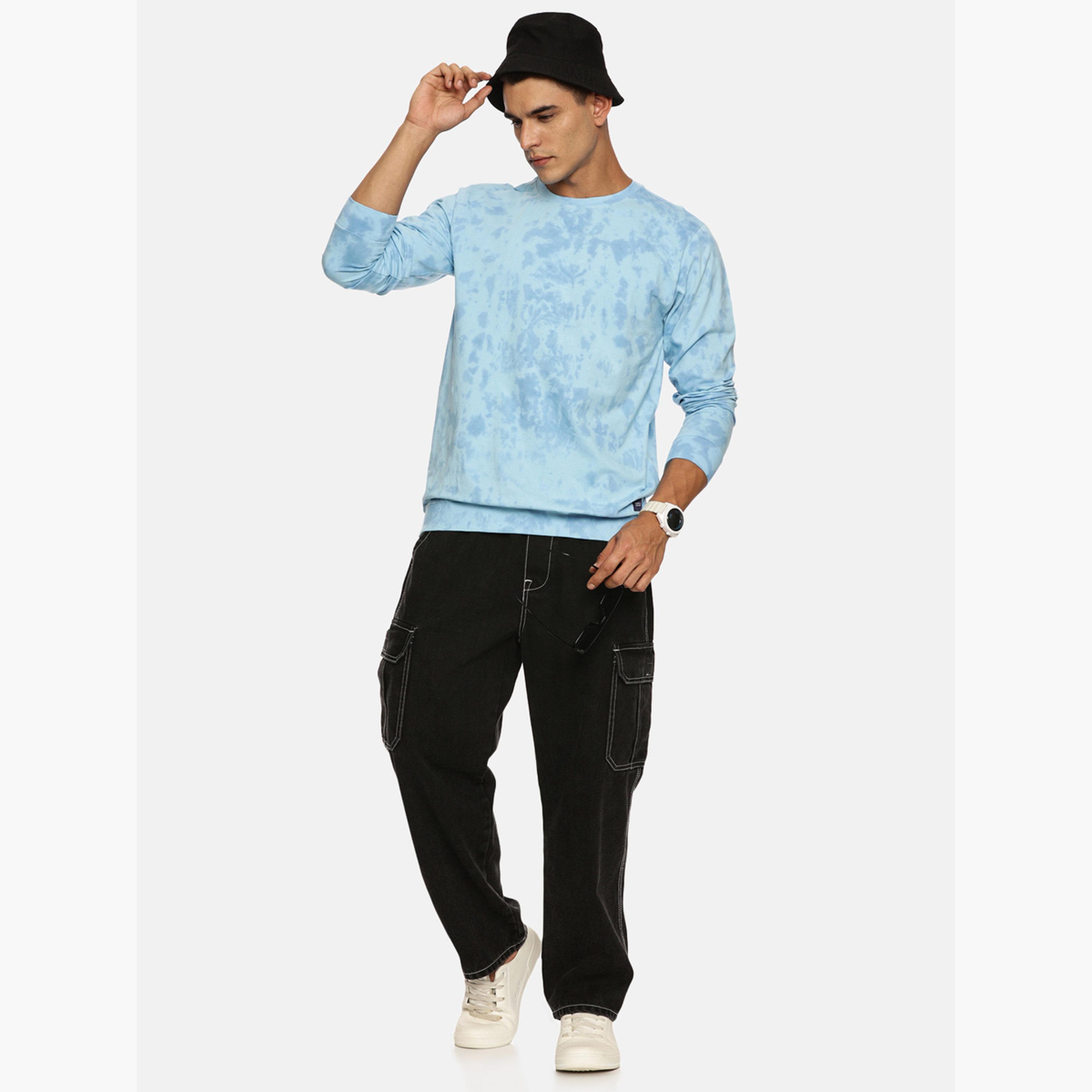 Simple And Rare X Styli Men Tie-Dye Print Long Sleeve T-Shirt-men-clothing-tshirtsandpolos-tshirts-image-4