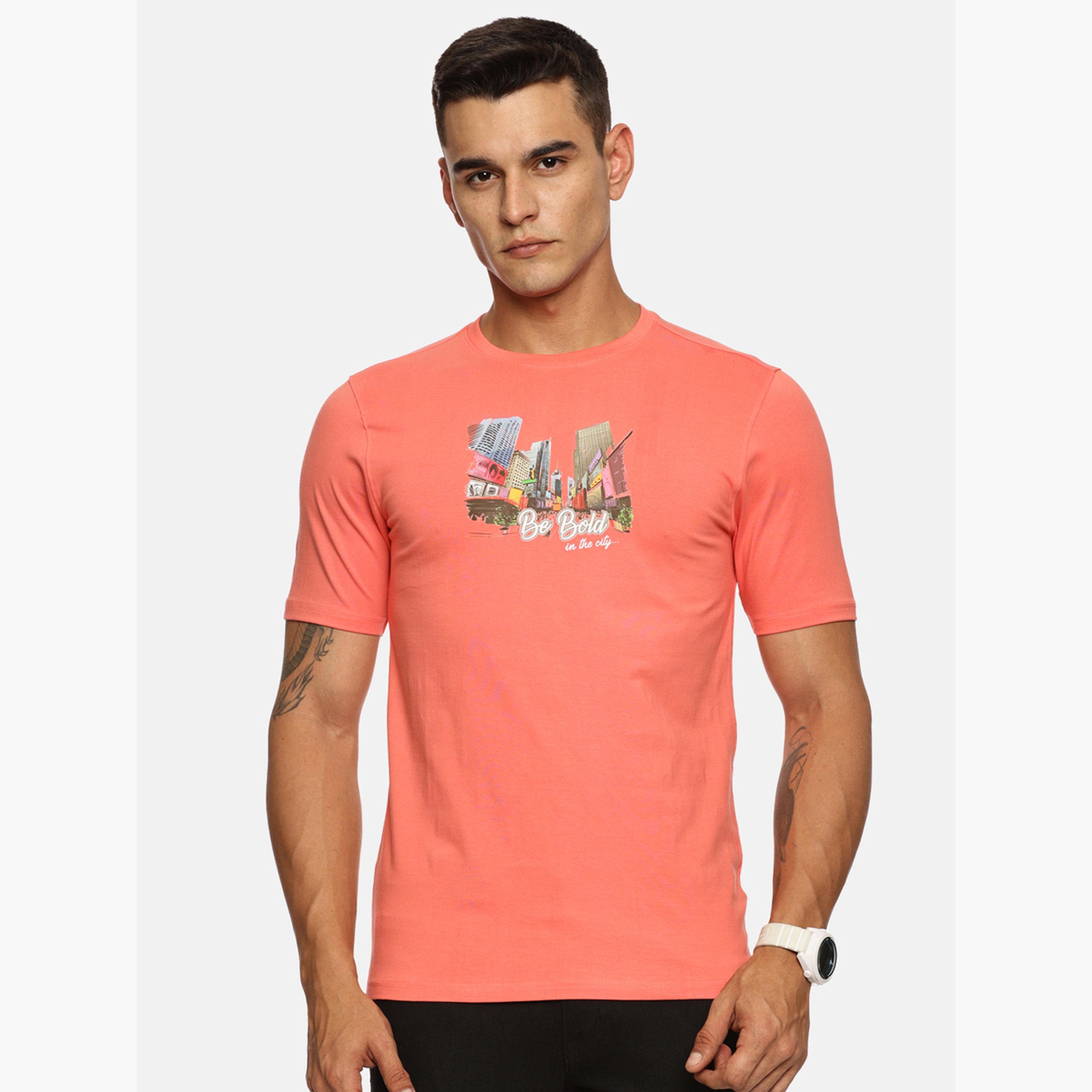 Simple And Rare X Styli Men Graphic Print Short Sleeve T-Shirt-men-clothing-tshirtsandpolos-tshirts-image-1