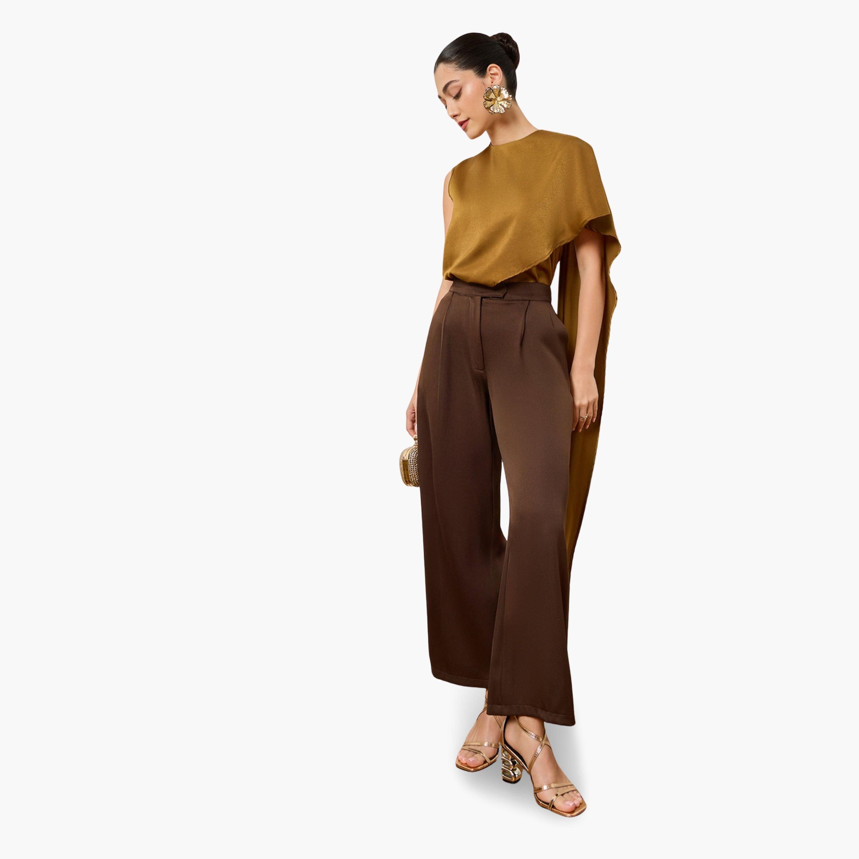 بلوزة ساتان بوشاح وتصميم غير متماثل-women-clothing-shirtsandblouses-blouses-image-2