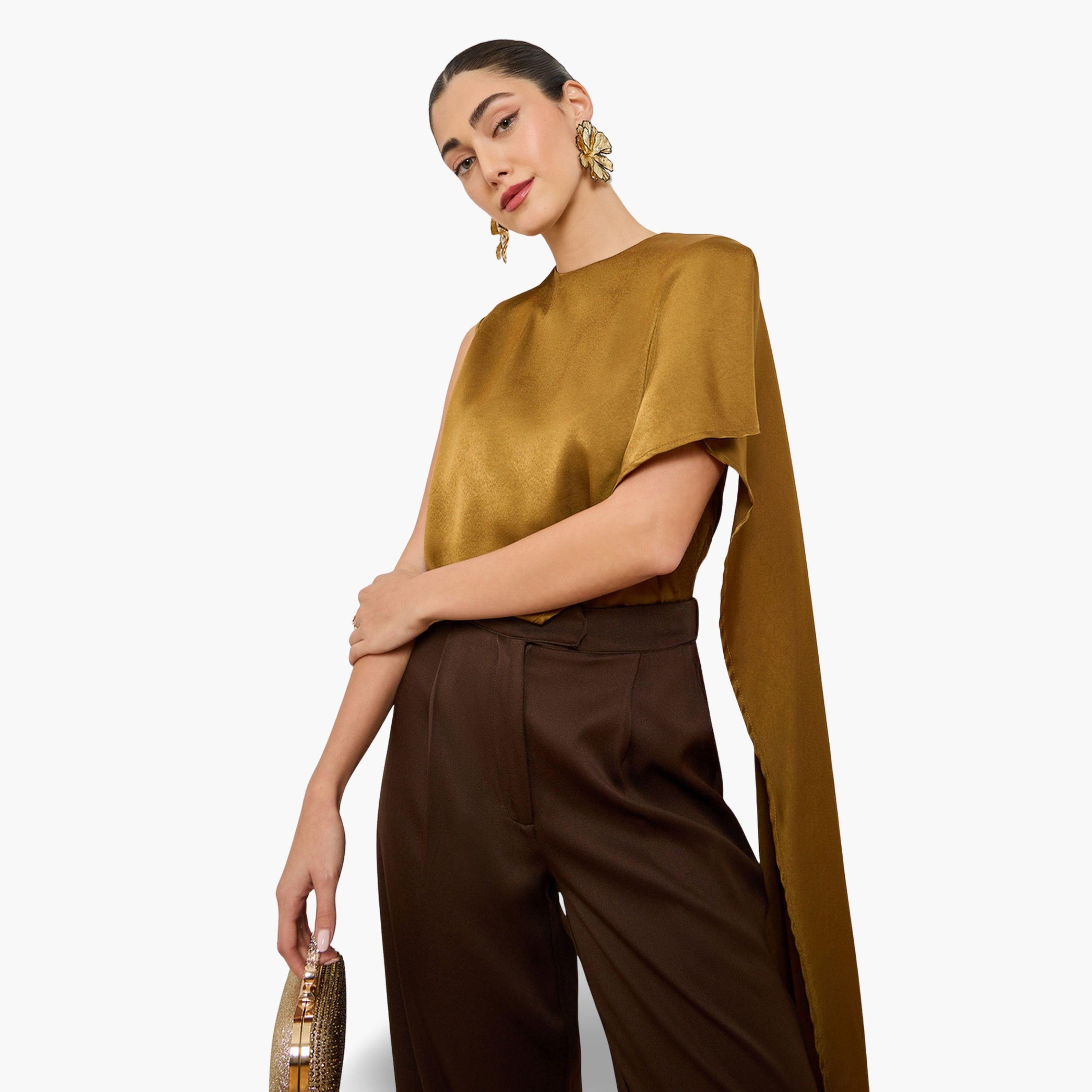 بلوزة ساتان بوشاح وتصميم غير متماثل-women-clothing-shirtsandblouses-blouses-image-3