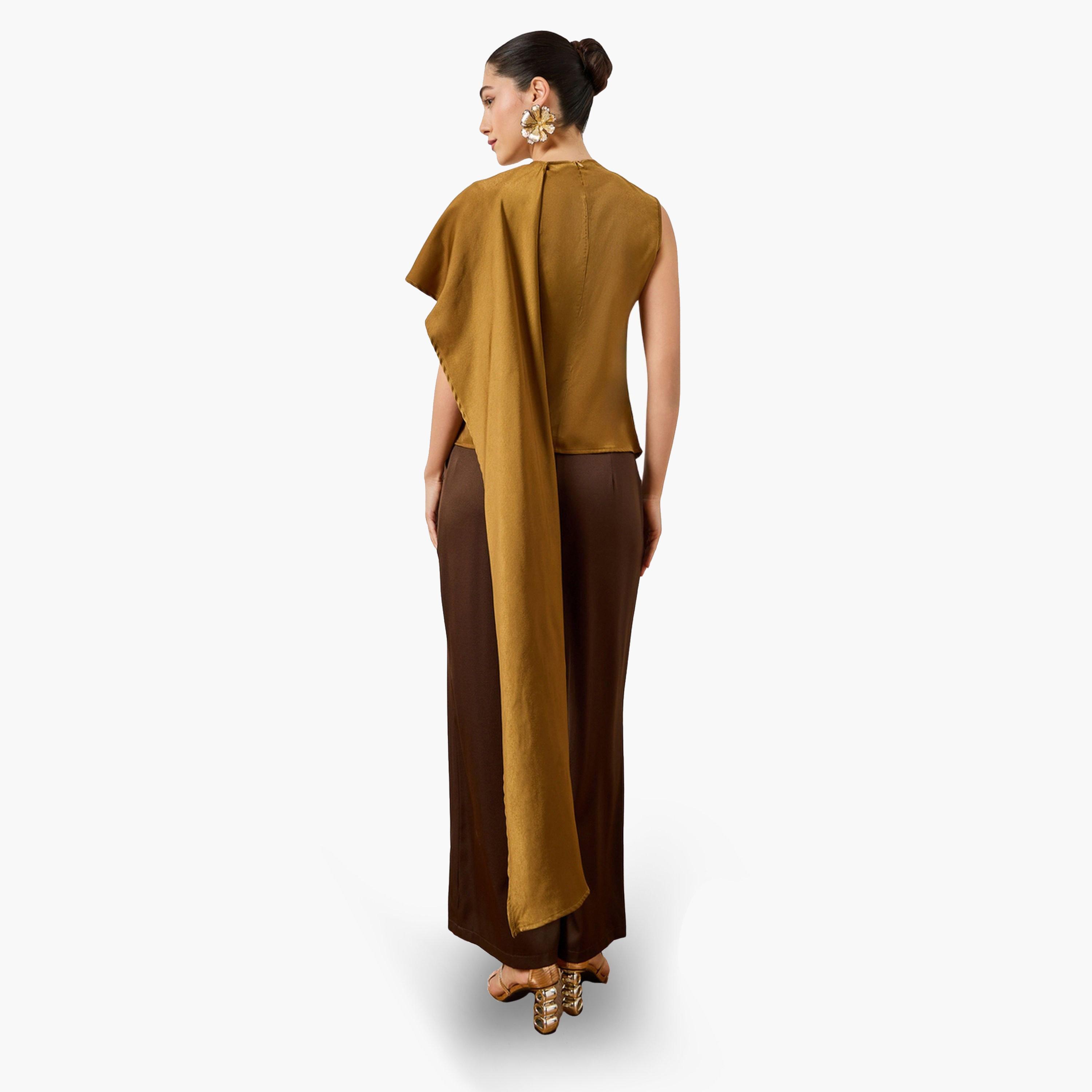 بلوزة ساتان بوشاح وتصميم غير متماثل-women-clothing-shirtsandblouses-blouses-image-5