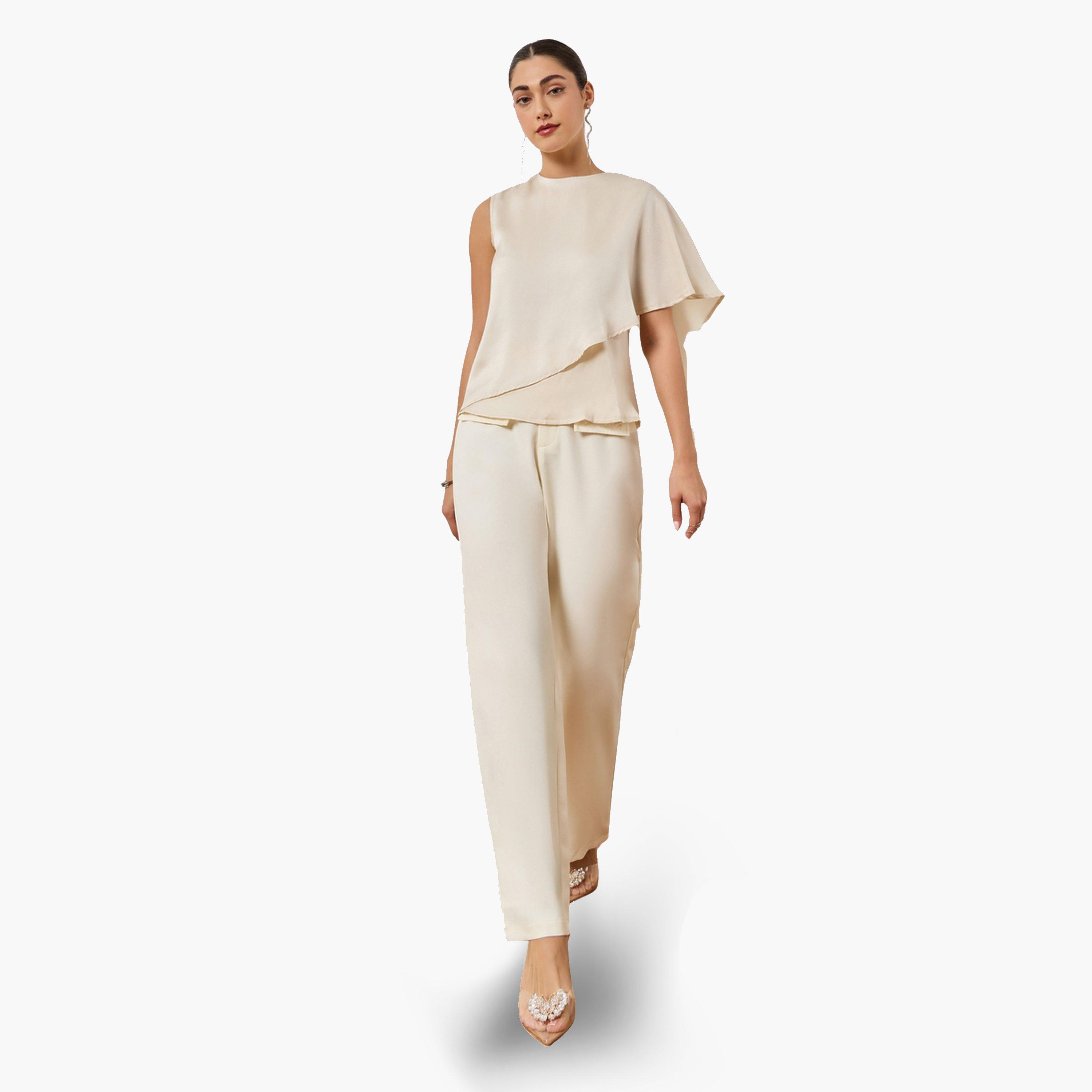 بلوزة ساتان بوشاح وتصميم غير متماثلة-women-clothing-shirtsandblouses-blouses-image-3