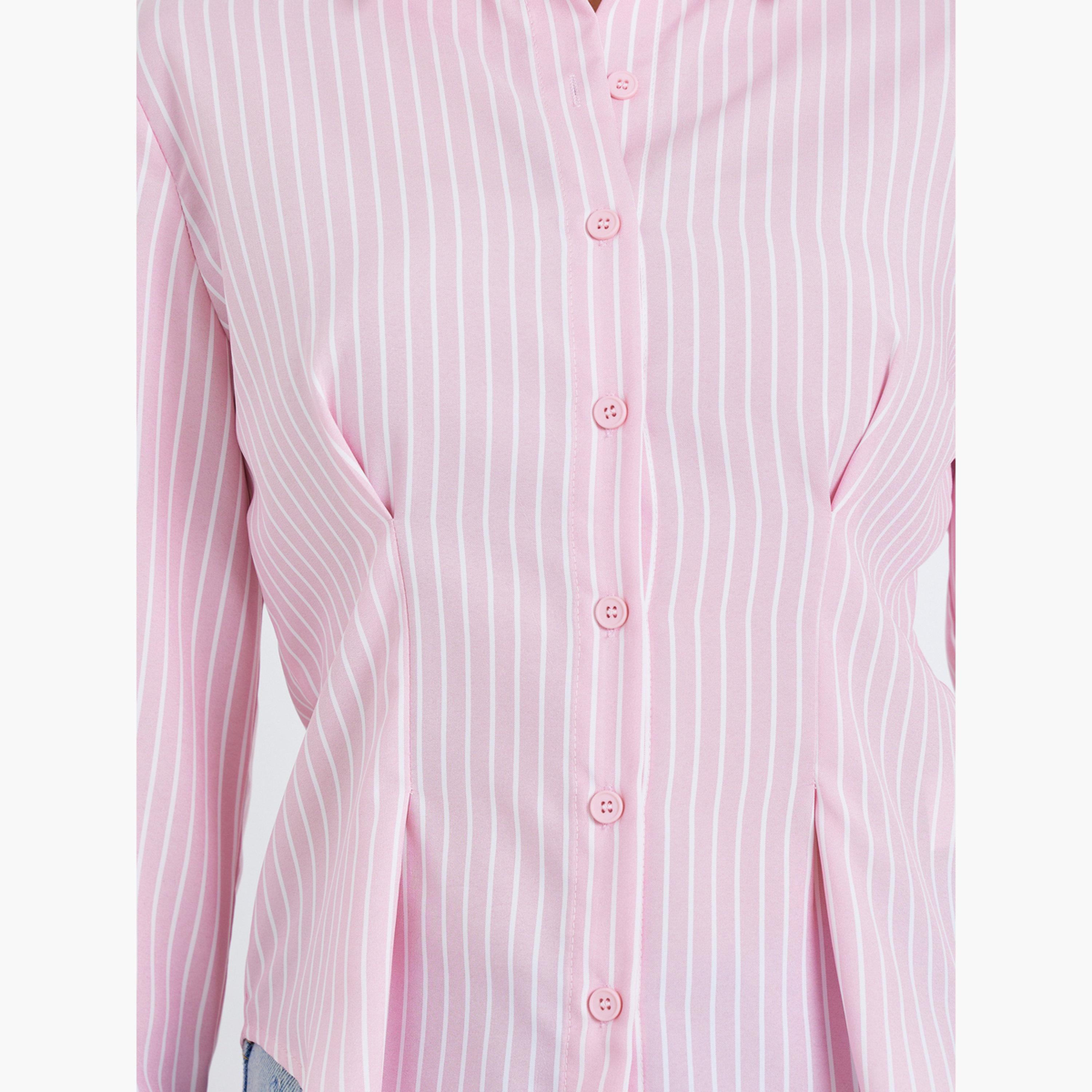 قميص مخطط بأكمام طويلة-women-clothing-shirtsandblouses-shirts-image-3