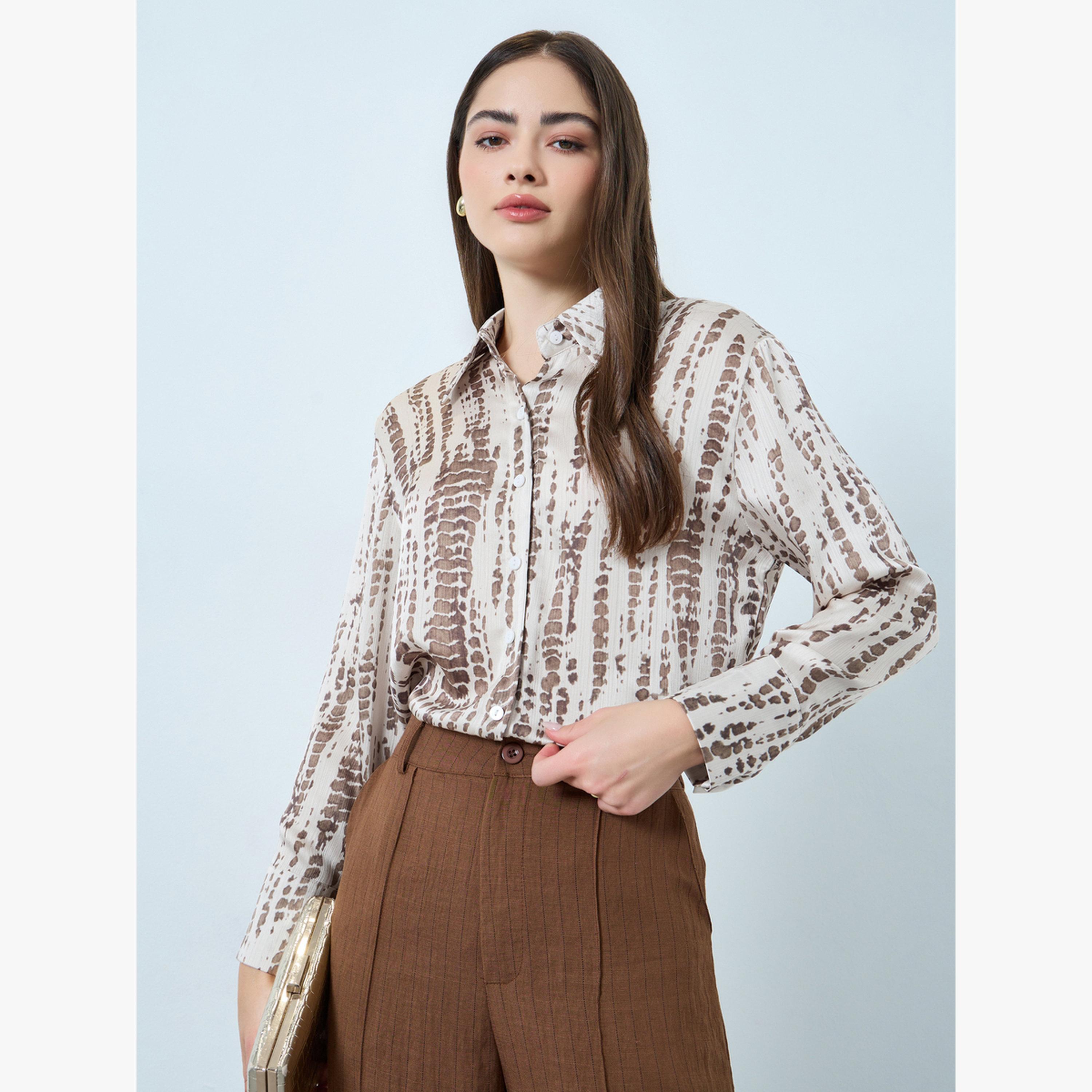 بلوزة بأكمام طويلة وطبعة تجريدية-women-clothing-shirtsandblouses-blouses-image-3