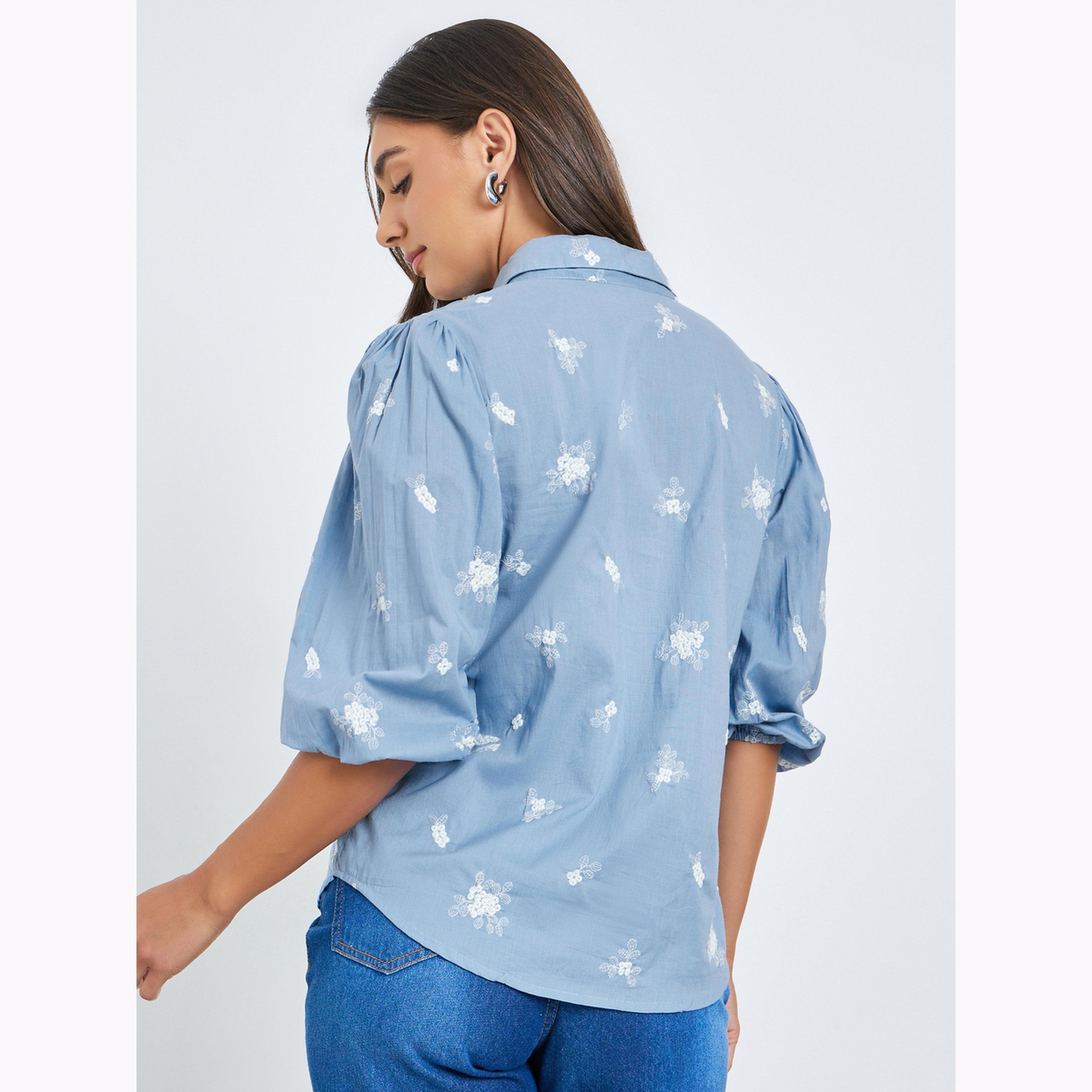 بلوزة بأكمام منفوخة مطرزة-women-clothing-shirtsandblouses-shirts-image-4