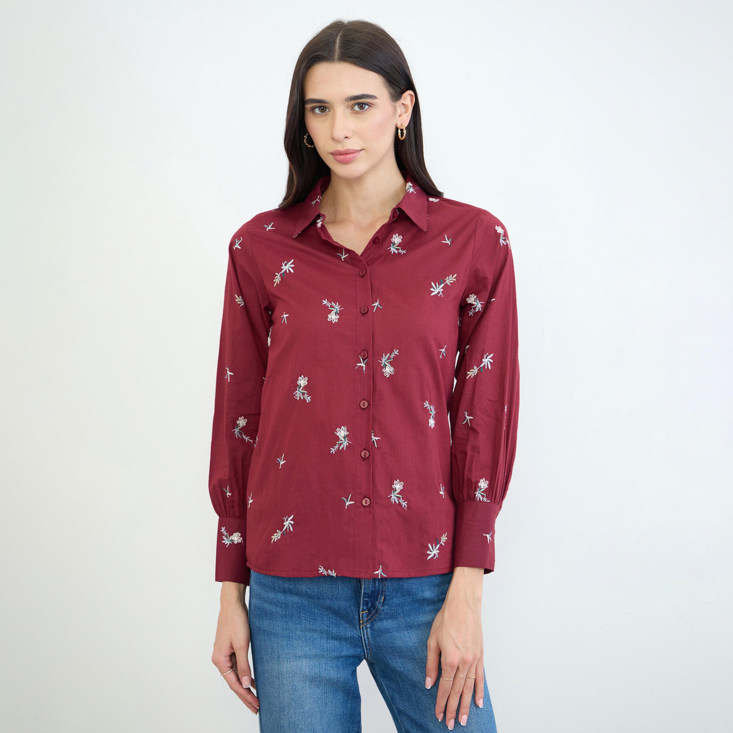 بلوزة بأكمام طويلة ومطرزة-women-clothing-shirtsandblouses-shirts-image-1
