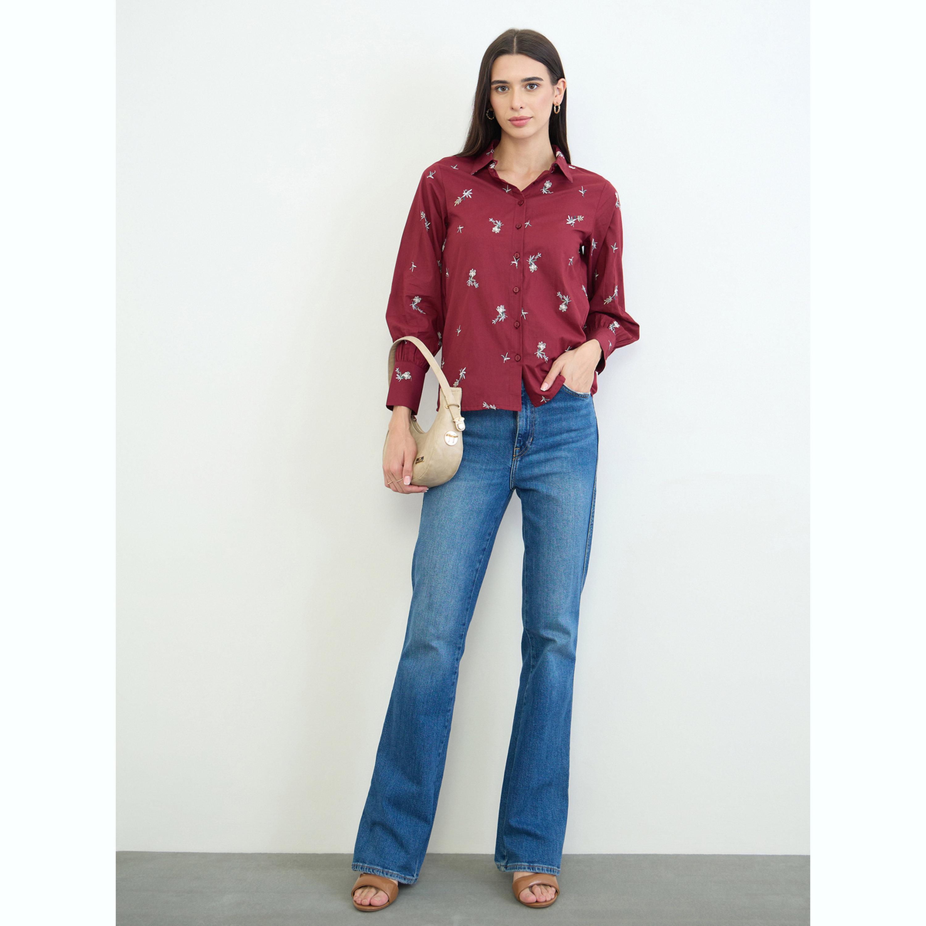 بلوزة بأكمام طويلة ومطرزة-women-clothing-shirtsandblouses-shirts-image-2