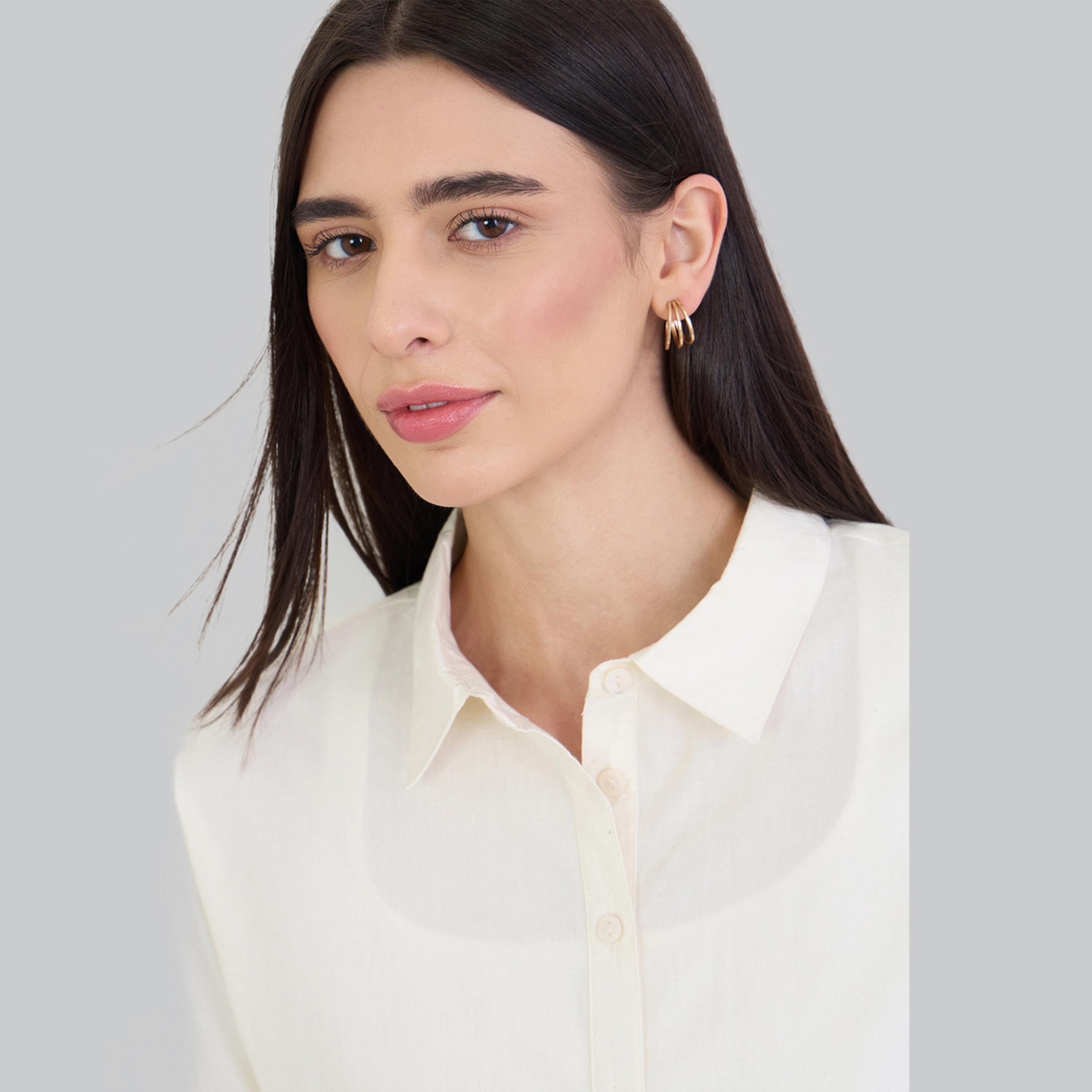 Styli Off-White Embroidered Long Sleeve Oversized Shirt-women-clothing-shirtsandblouses-shirts-image-5