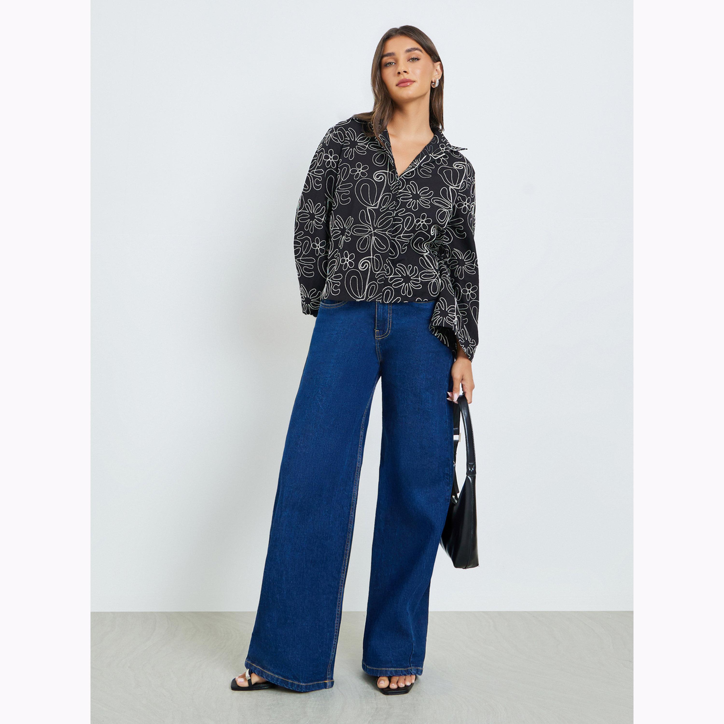 بلوزة بأكمام طويلة مطرزة-women-clothing-shirtsandblouses-shirts-image-2