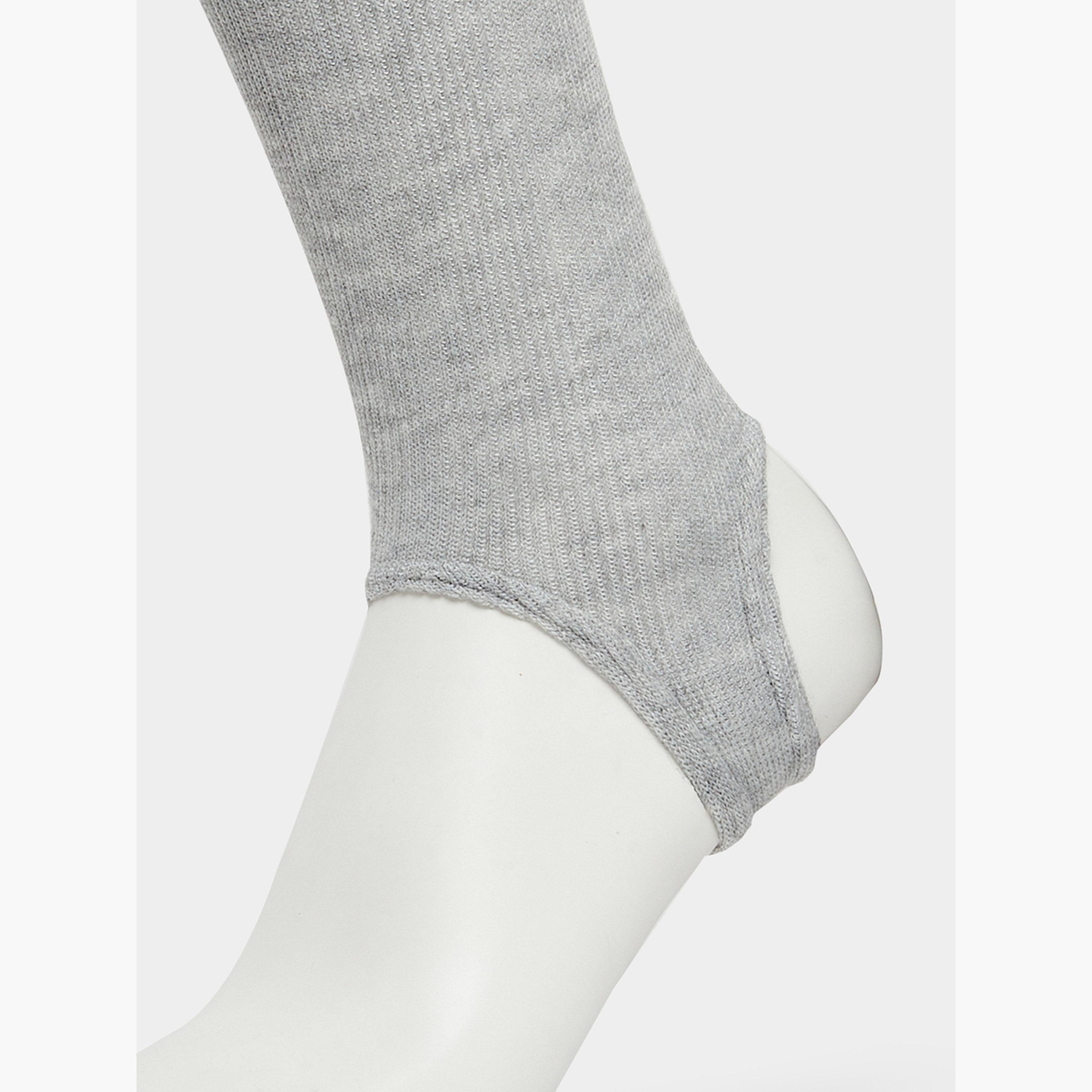 Styli Pack of 2 - Plain Footless Socks-women-socksandstockings-image-3