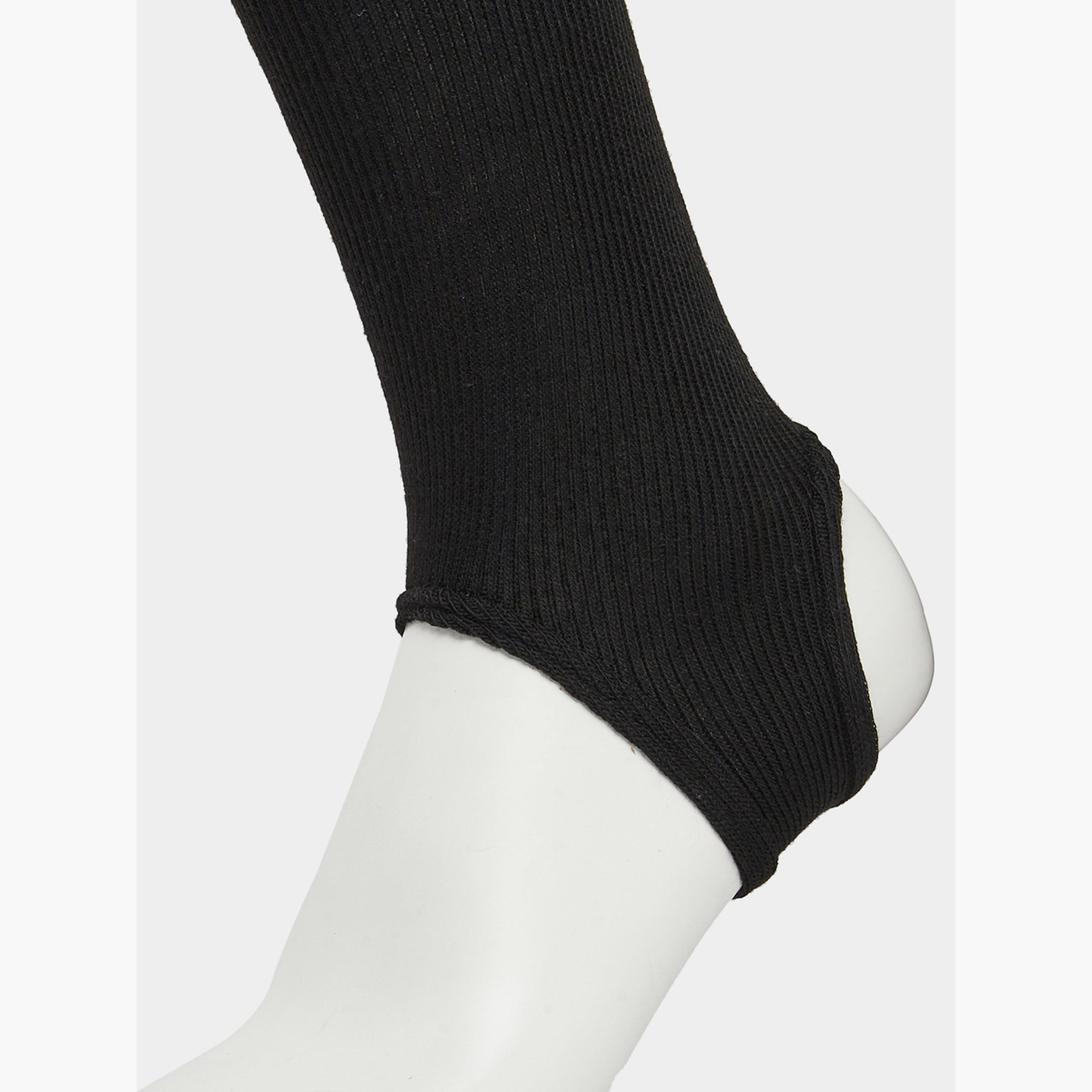 طقم زوجين جوارب بدون أرجل سادة-women-socksandstockings-image-5
