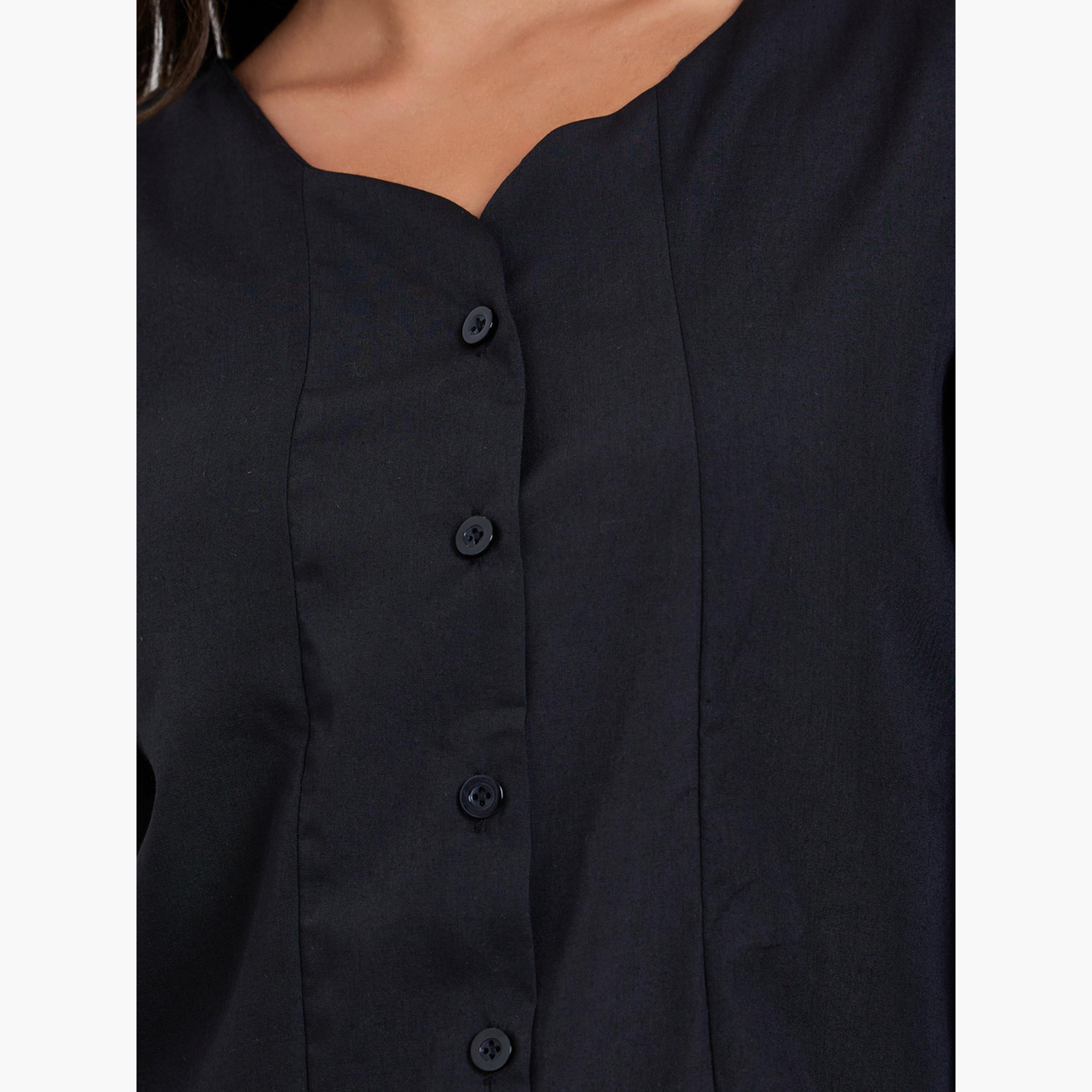 بلوزة سوداء بأكمام طويلة-women-clothing-shirtsandblouses-blouses-image-4