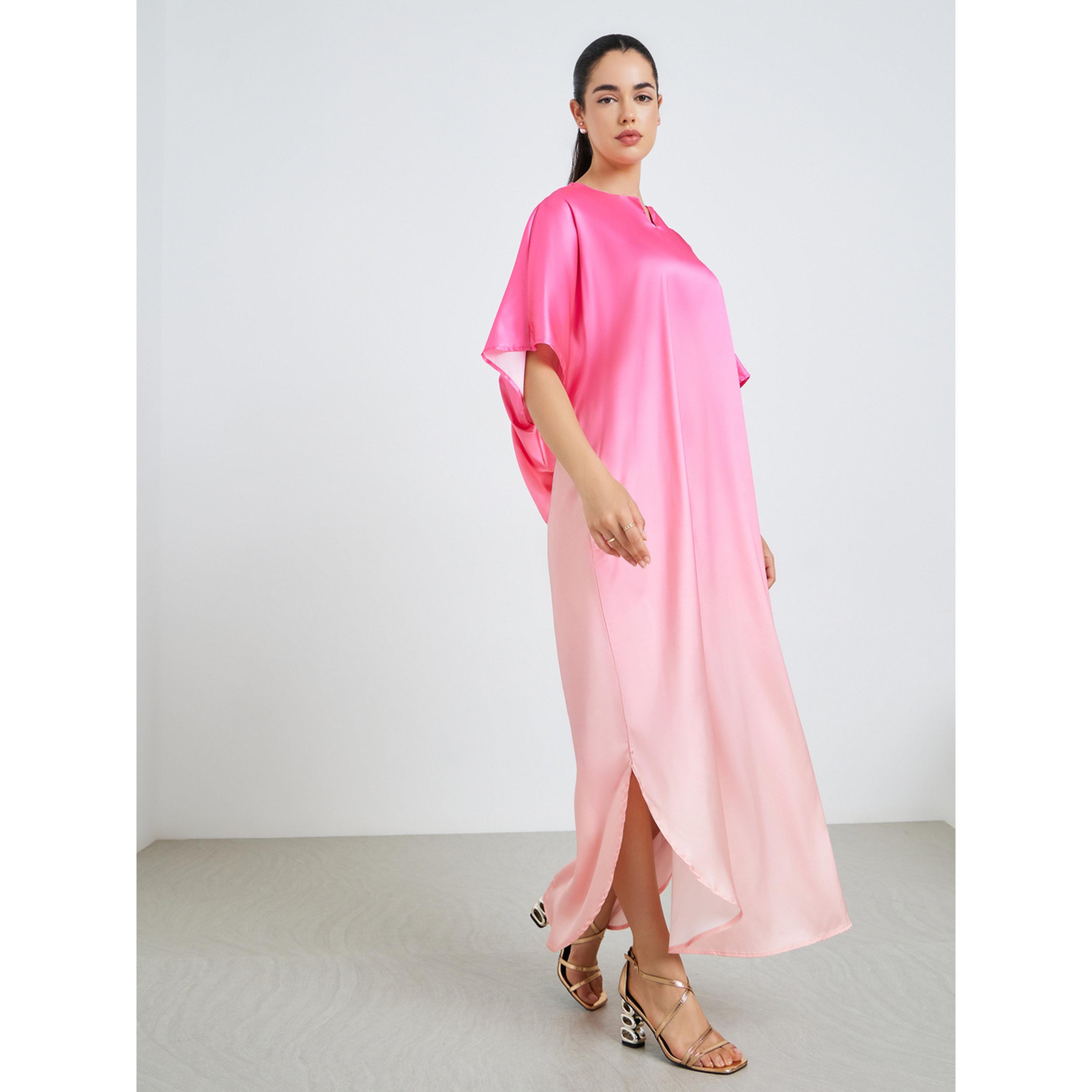 قفطان نسائي بطبعة متدرجة-women-arabicclothing-kaftan-image-2
