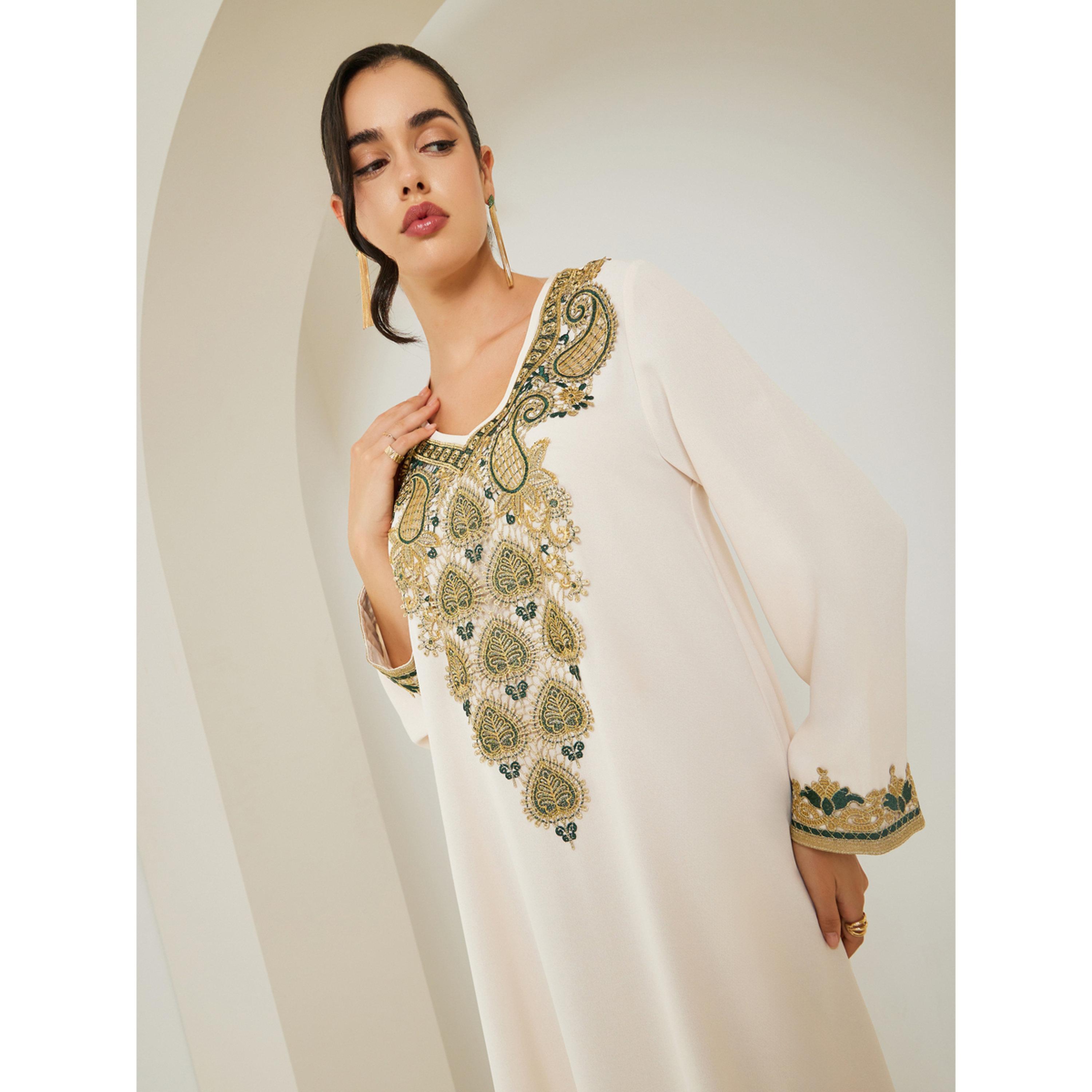 جلابية بتطريز ذهبي-women-arabicclothing-jalabiyas-image-2