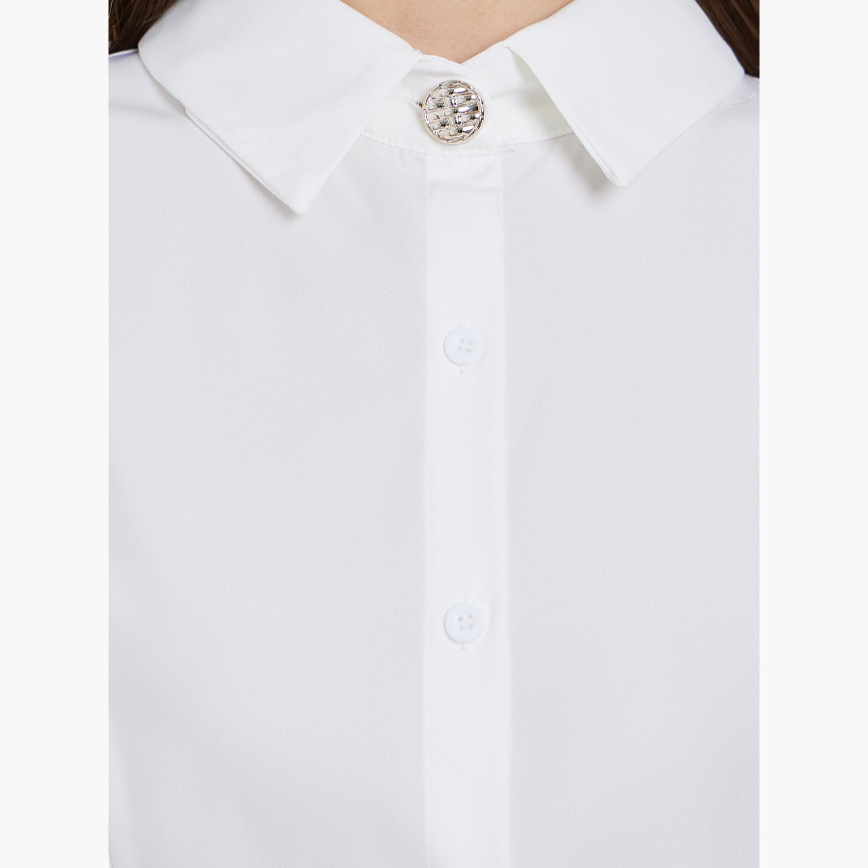 Styli Women White Solid Oversized Buttoned Shirt-women-clothing-shirtsandblouses-shirts-image-4