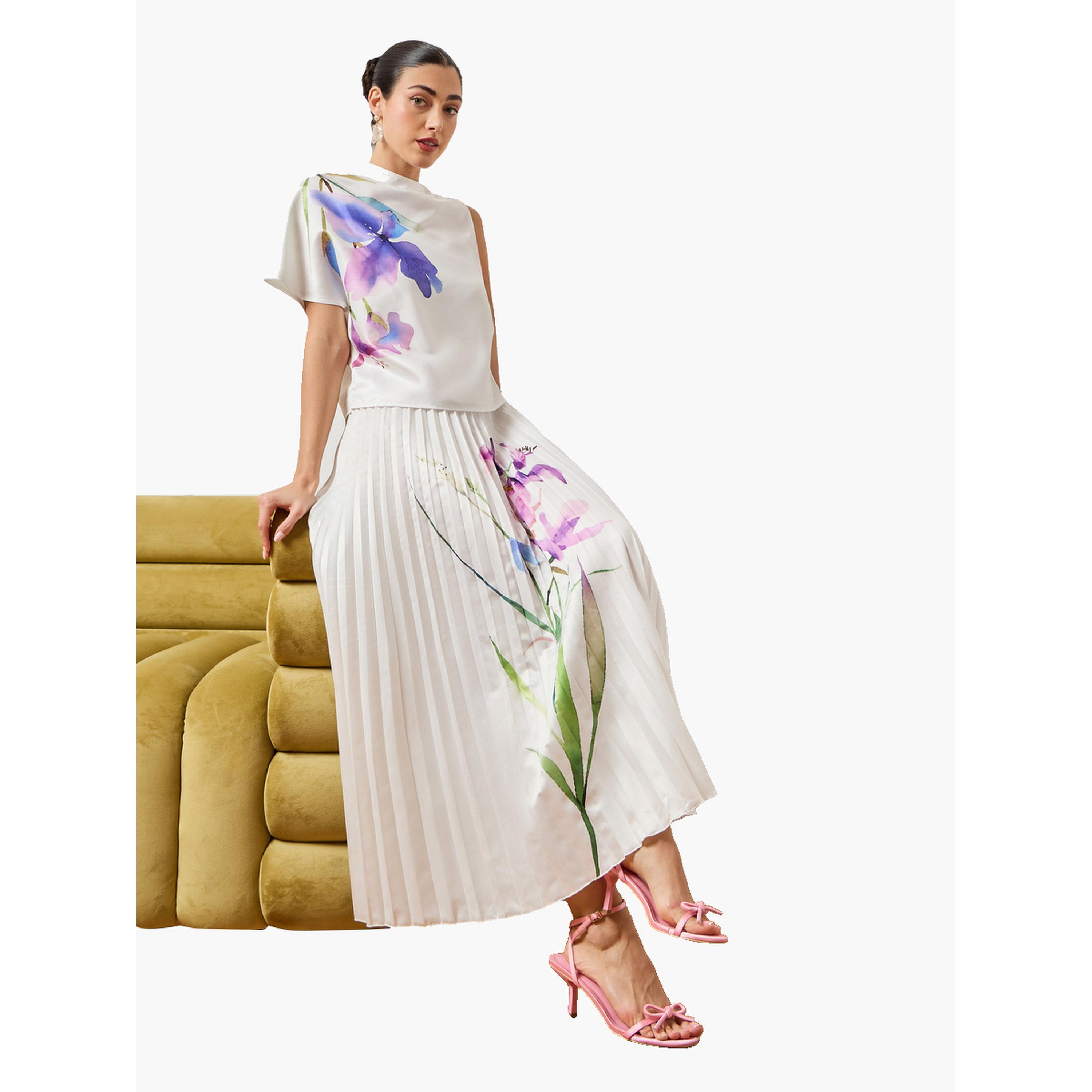 بلوزة بكتف واحد وطبعة زهور-women-clothing-shirtsandblouses-blouses-image-2