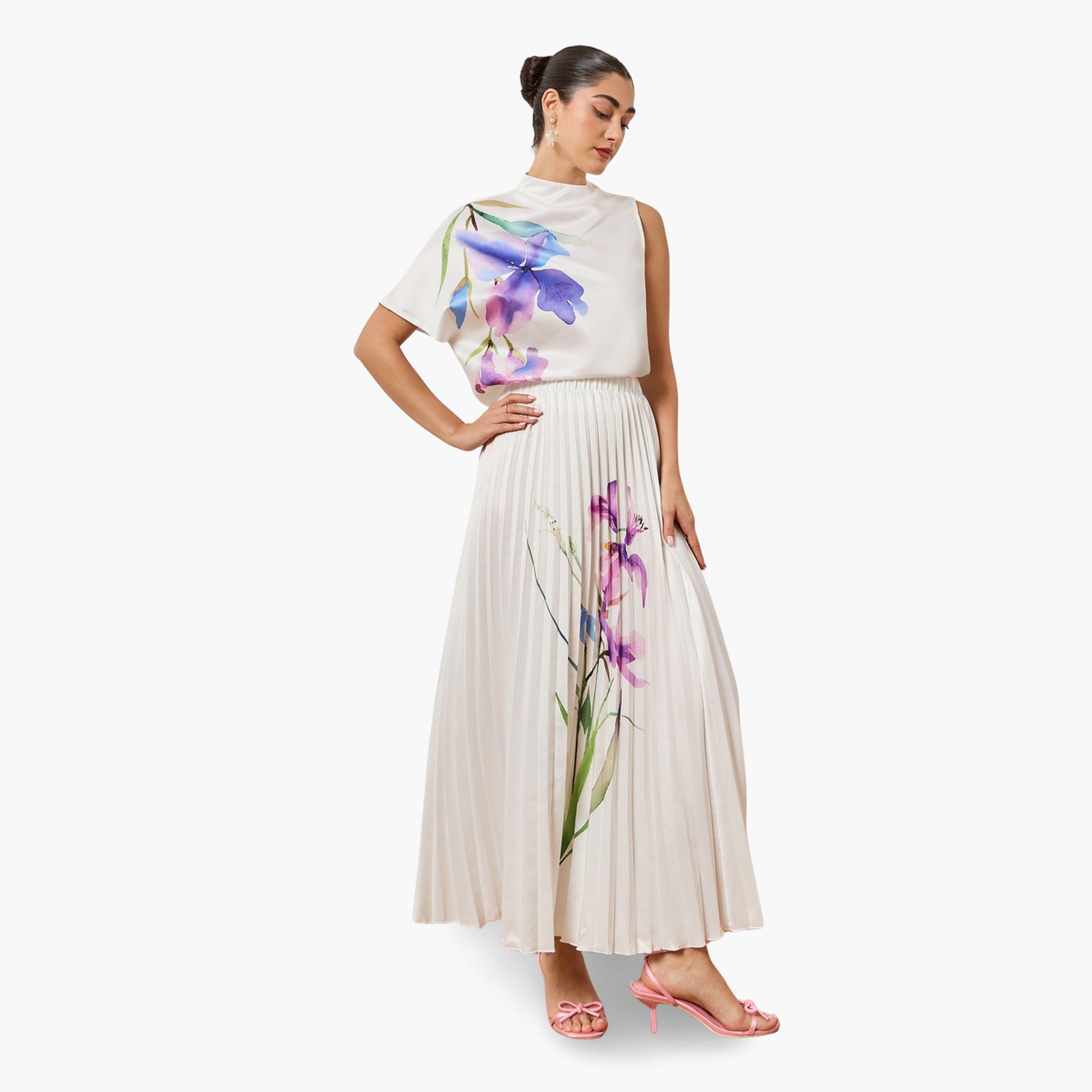 بلوزة بكتف واحد وطبعة زهور-women-clothing-shirtsandblouses-blouses-image-3