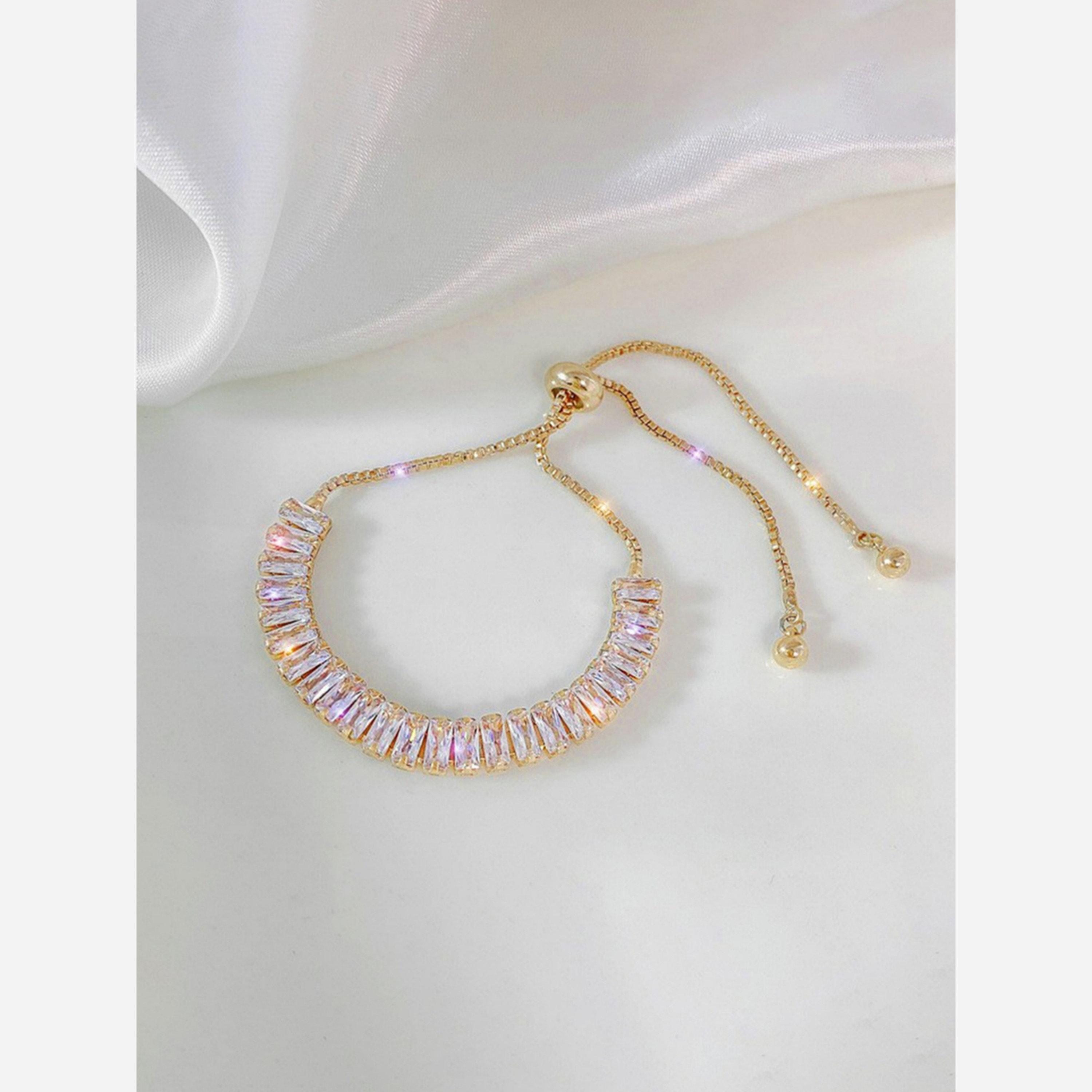 Take Two Gold-Tone Cubic Zirconia Bracelet-women-watchesandjewellery-jewellery-banglesandbracelets-image-4