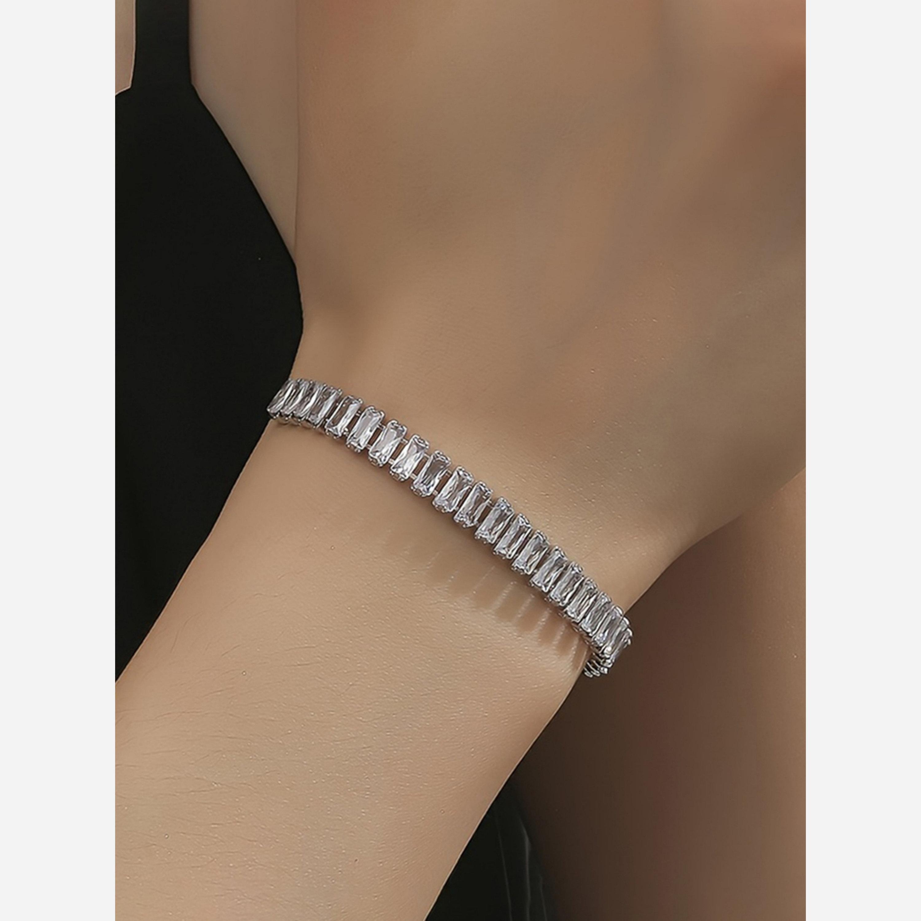 Take Two  Silver Crystal Bracelet-women-watchesandjewellery-jewellery-banglesandbracelets-image-2