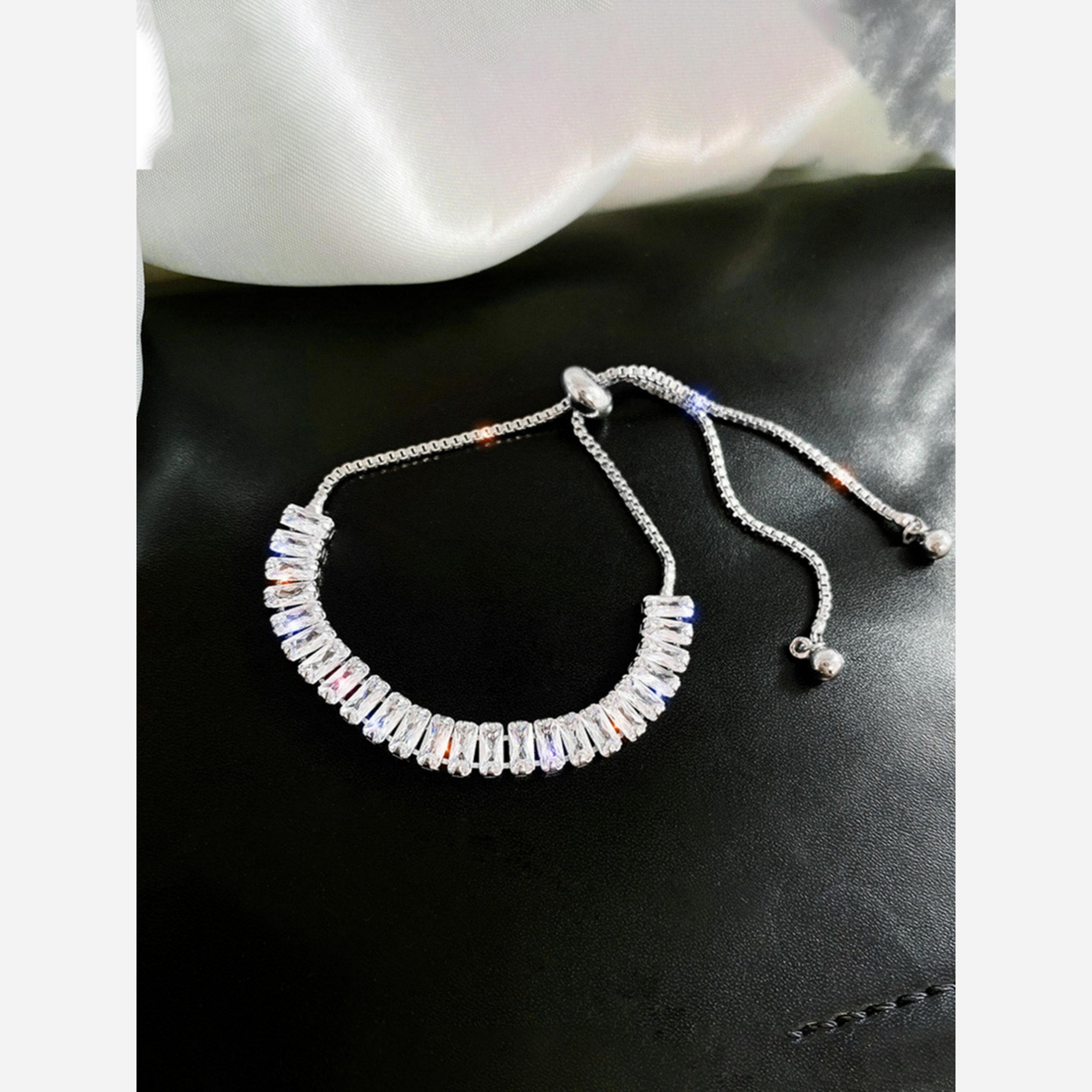 Take Two  Silver Crystal Bracelet-women-watchesandjewellery-jewellery-banglesandbracelets-image-4