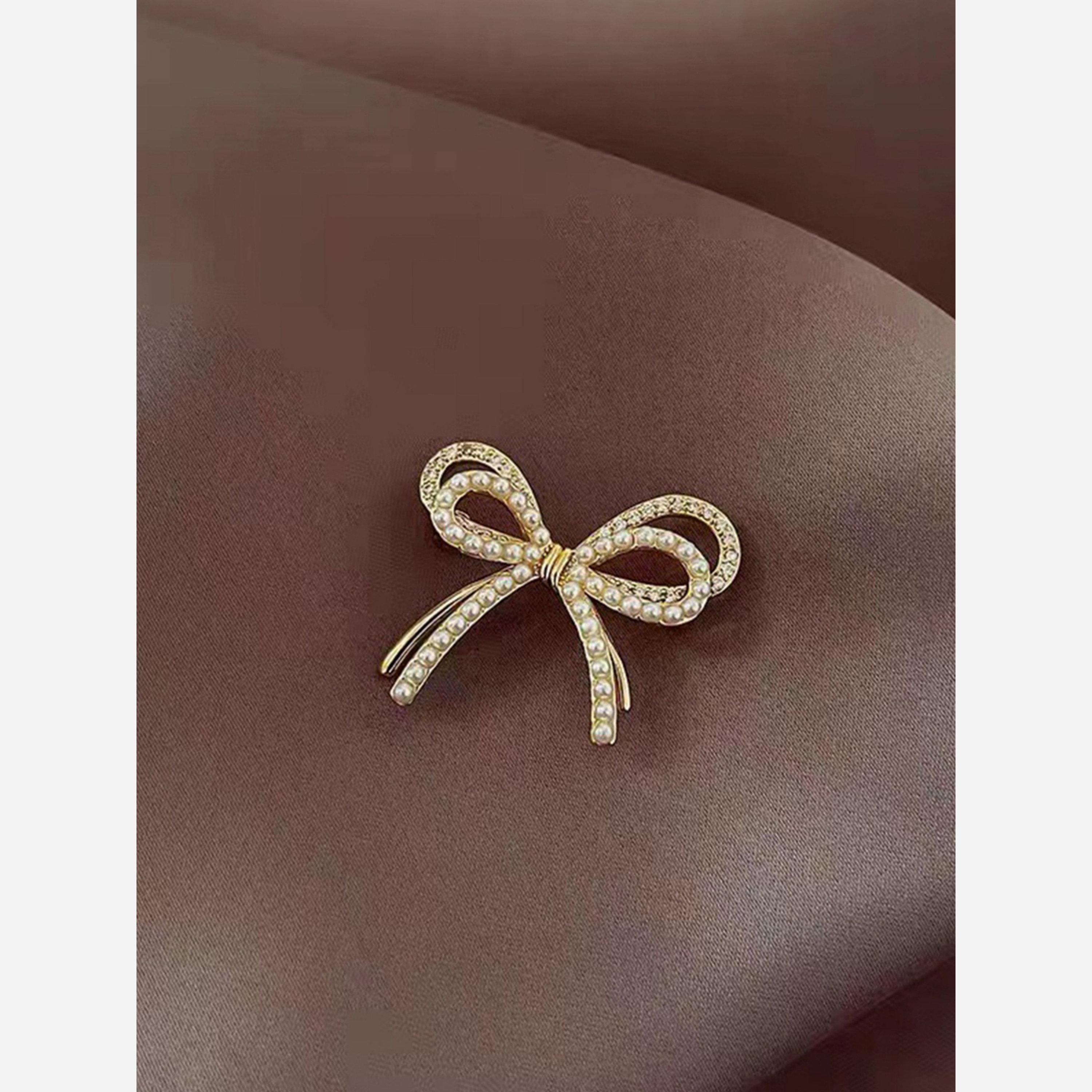 Take Two Gold Bow Brooch with Pearls-women-watchesandjewellery-jewellery-brooches-image-3