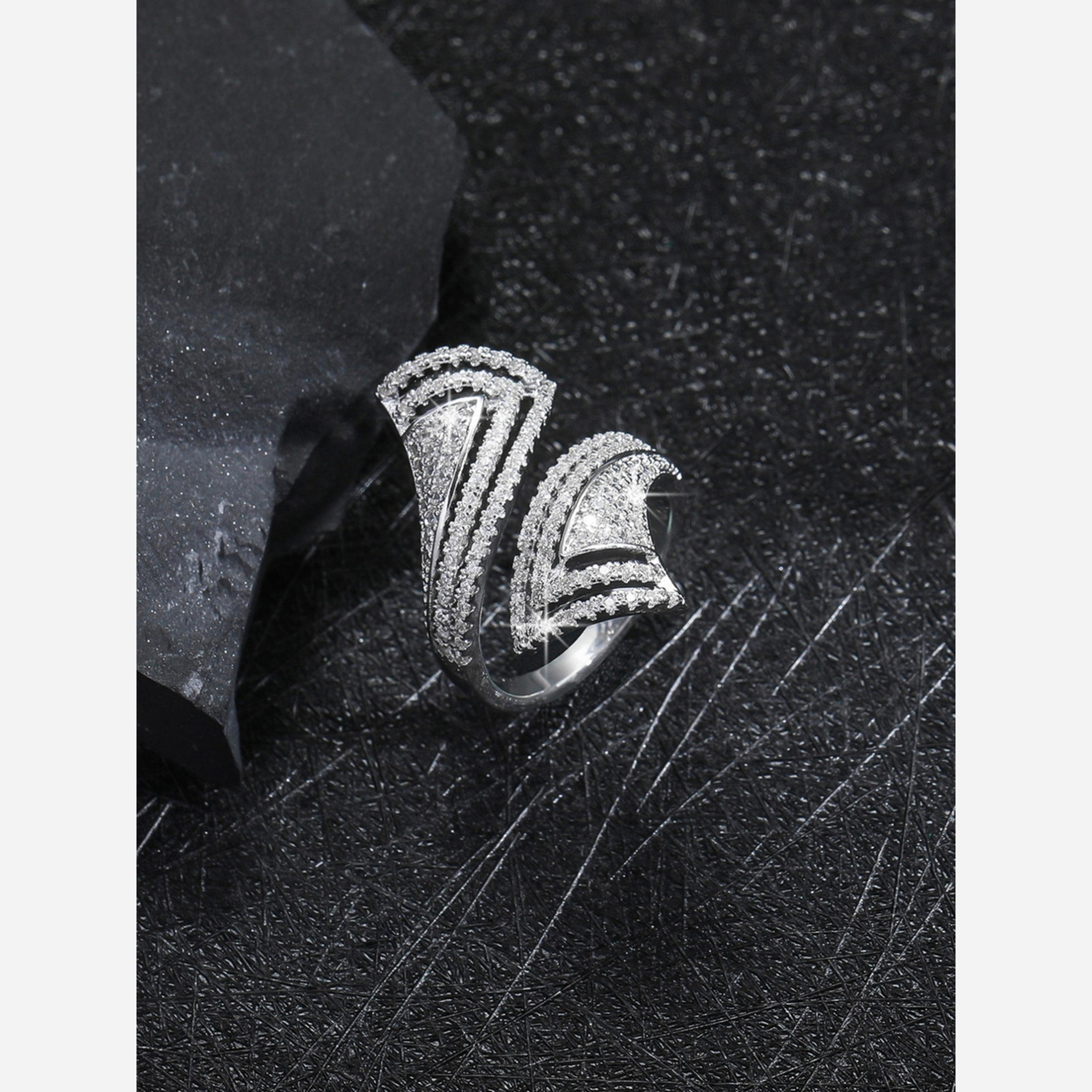 Take Two Silver Geometric Open Ring-women-watchesandjewellery-jewellery-rings-image-3