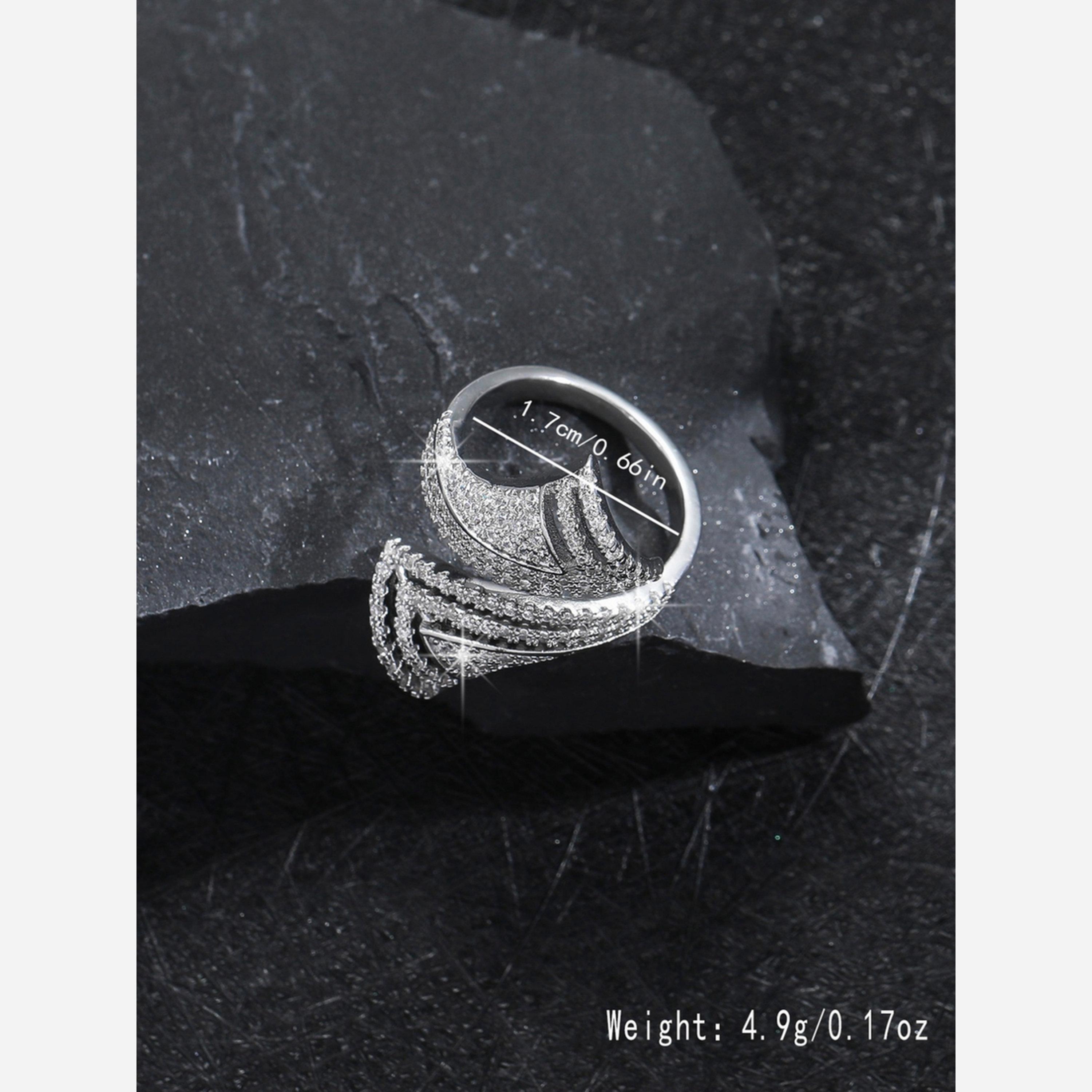 Take Two Silver Geometric Open Ring-women-watchesandjewellery-jewellery-rings-image-6
