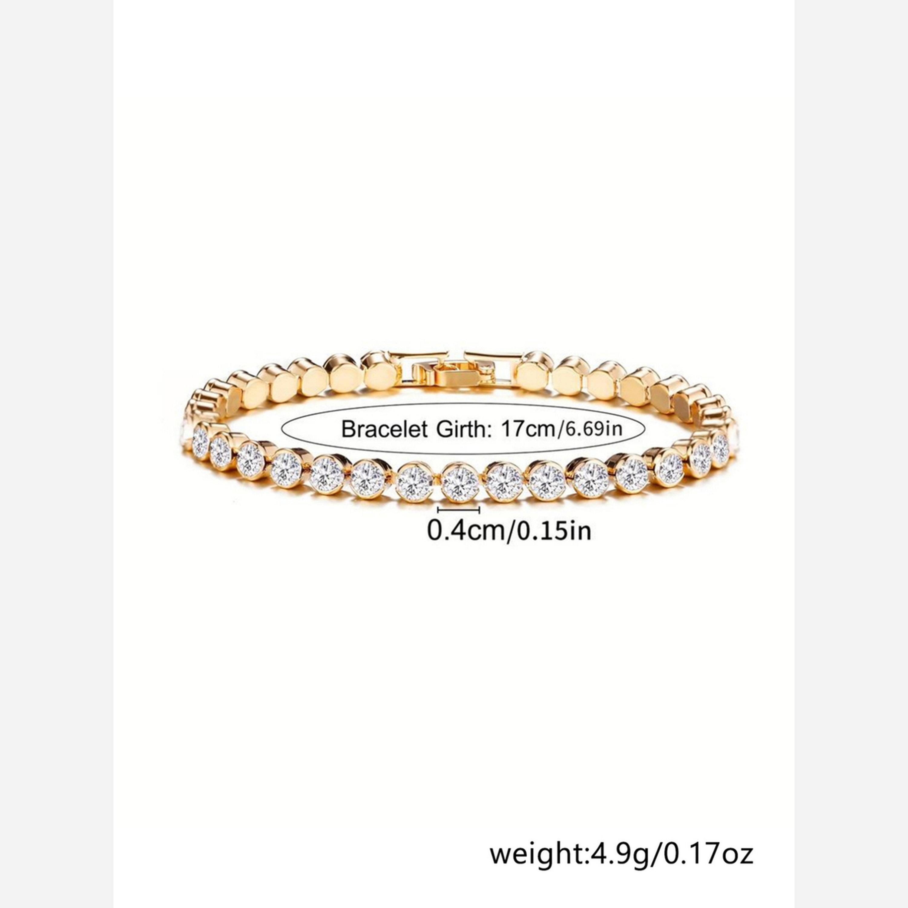 تيك تو - سوار ذهبي مرصع بالكريستال-women-watchesandjewellery-jewellery-banglesandbracelets-image-2