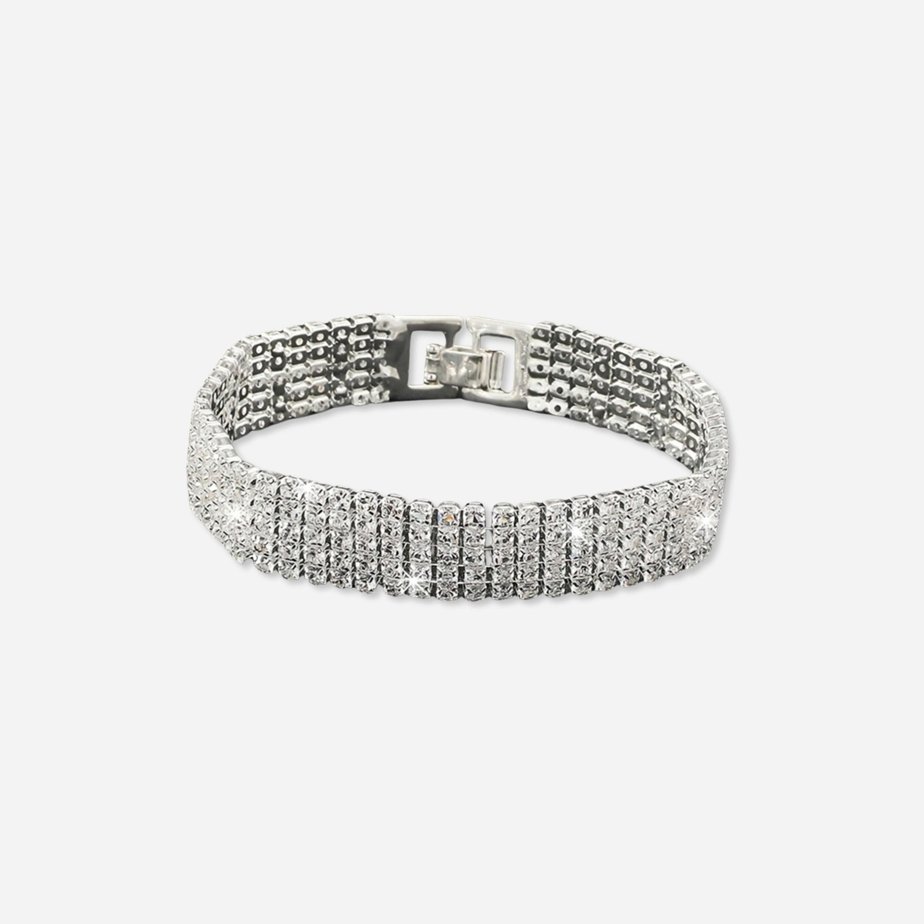 Take Two Pack of 4 - Sparkling Silver Bracelet-women-watchesandjewellery-jewellery-banglesandbracelets-image-1