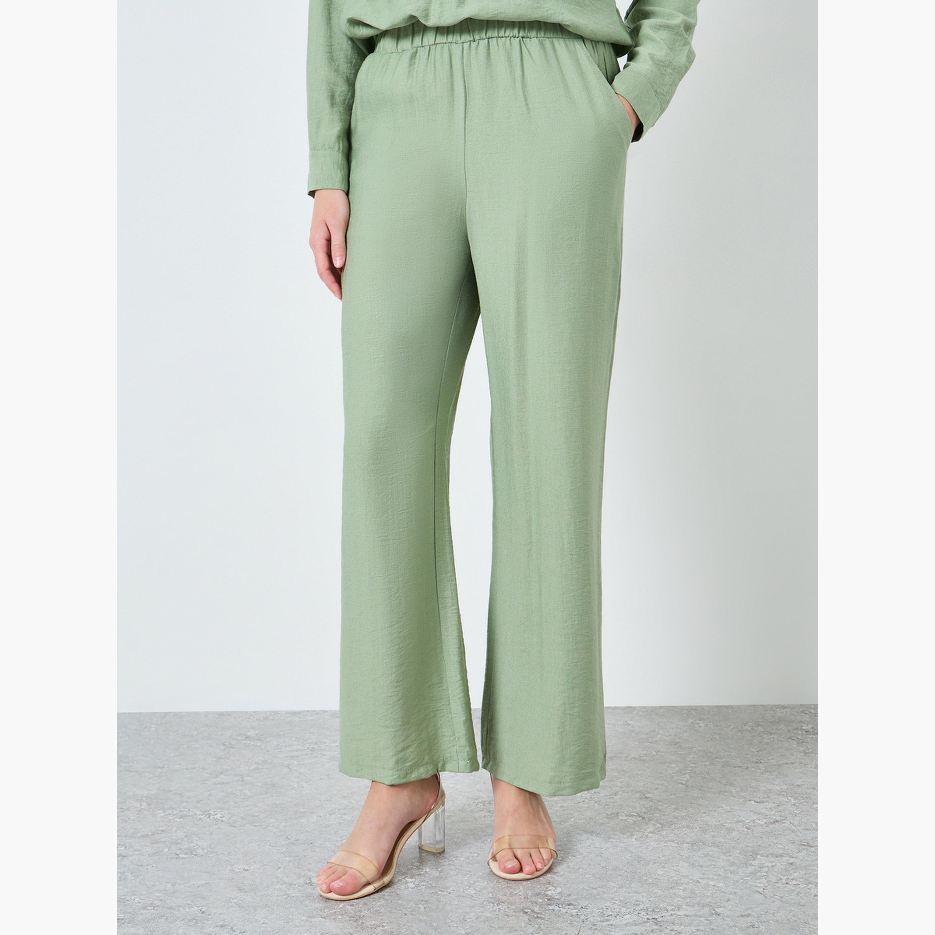 Take Two Women Solid High Neck Top and Pants Co-Ords-women-clothing-coordsets-image-5