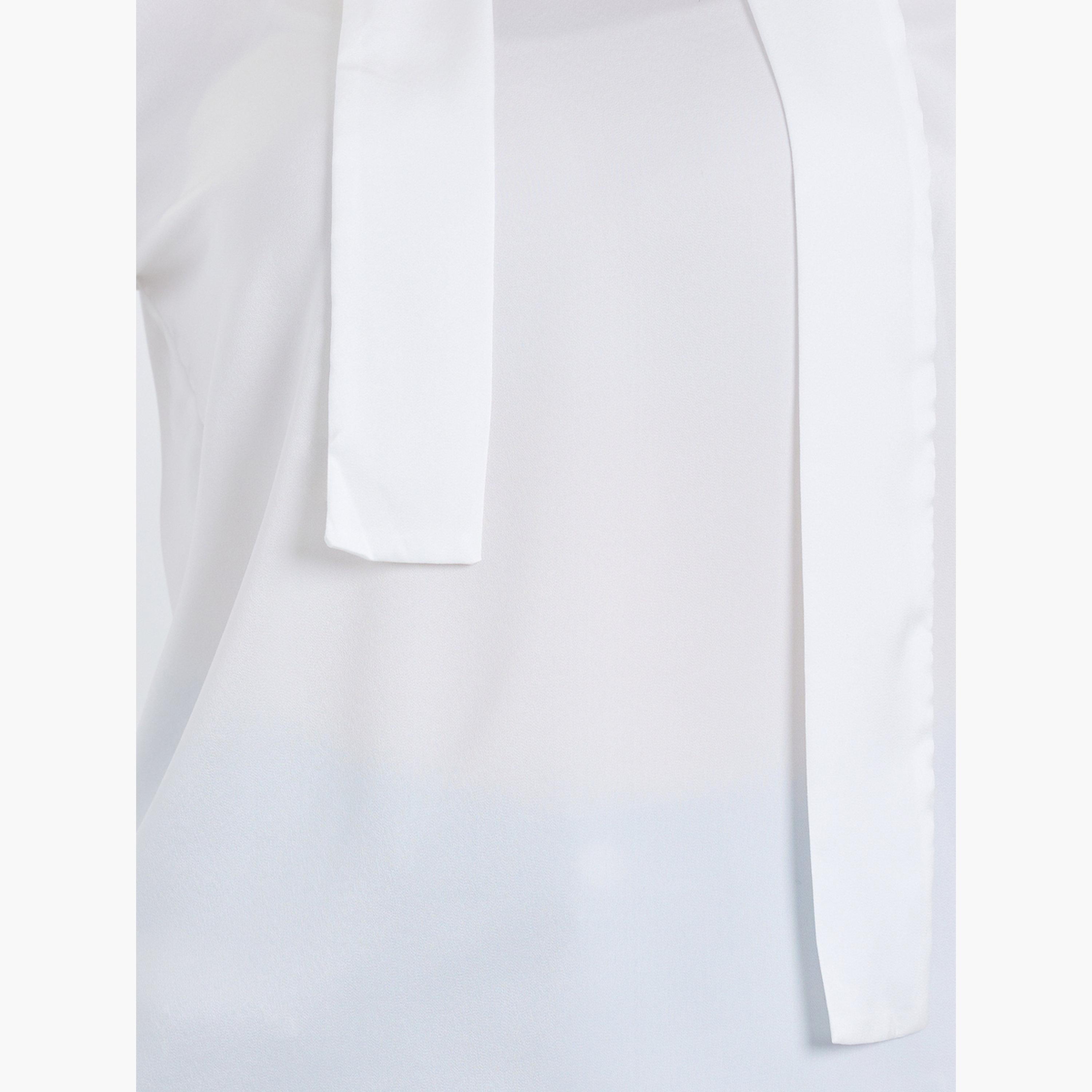 Styli Women White Flared Sleeve Blouse-women-clothing-shirtsandblouses-blouses-image-4