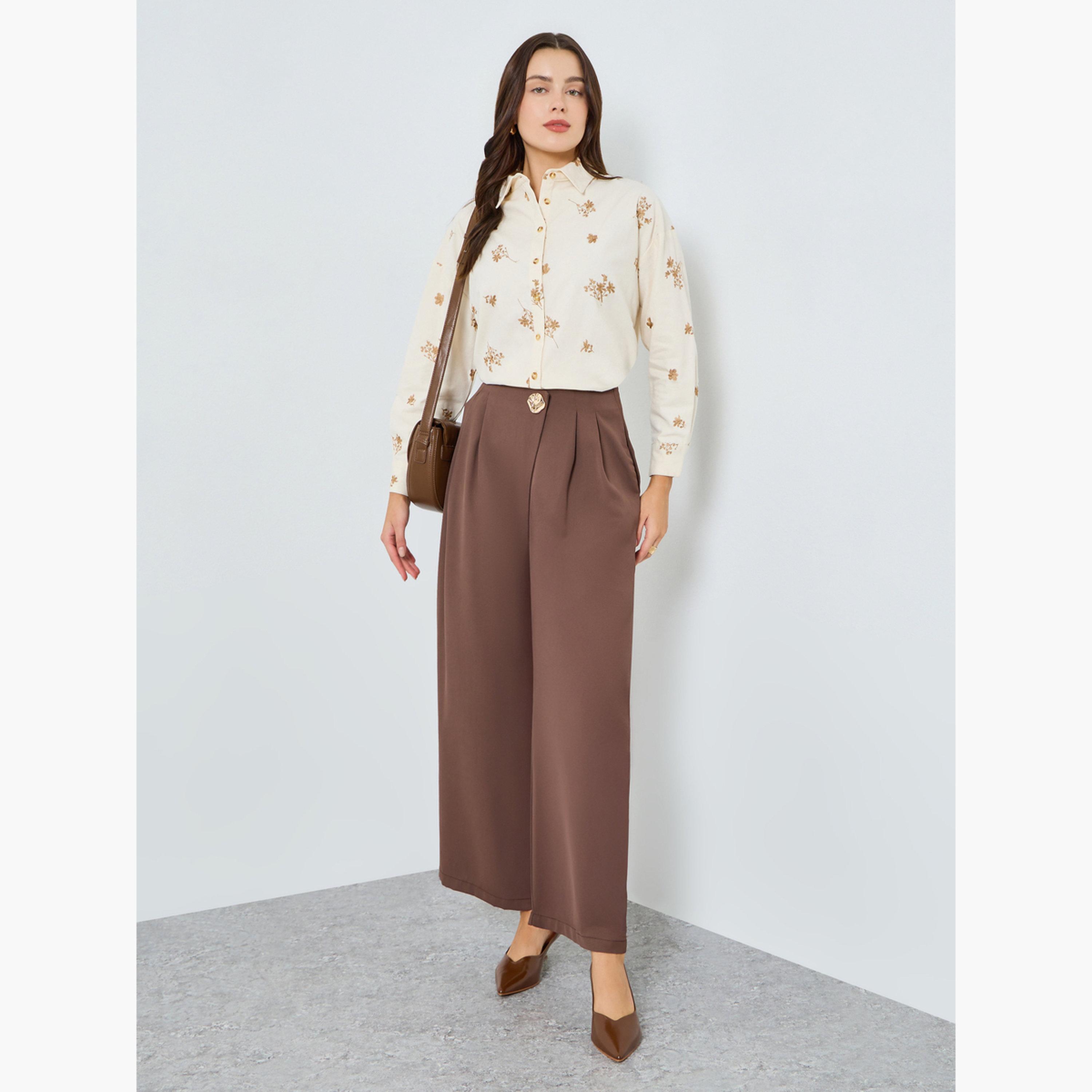 بنطال بأرجل واسعة-women-clothing-bottoms-trousers-image-2