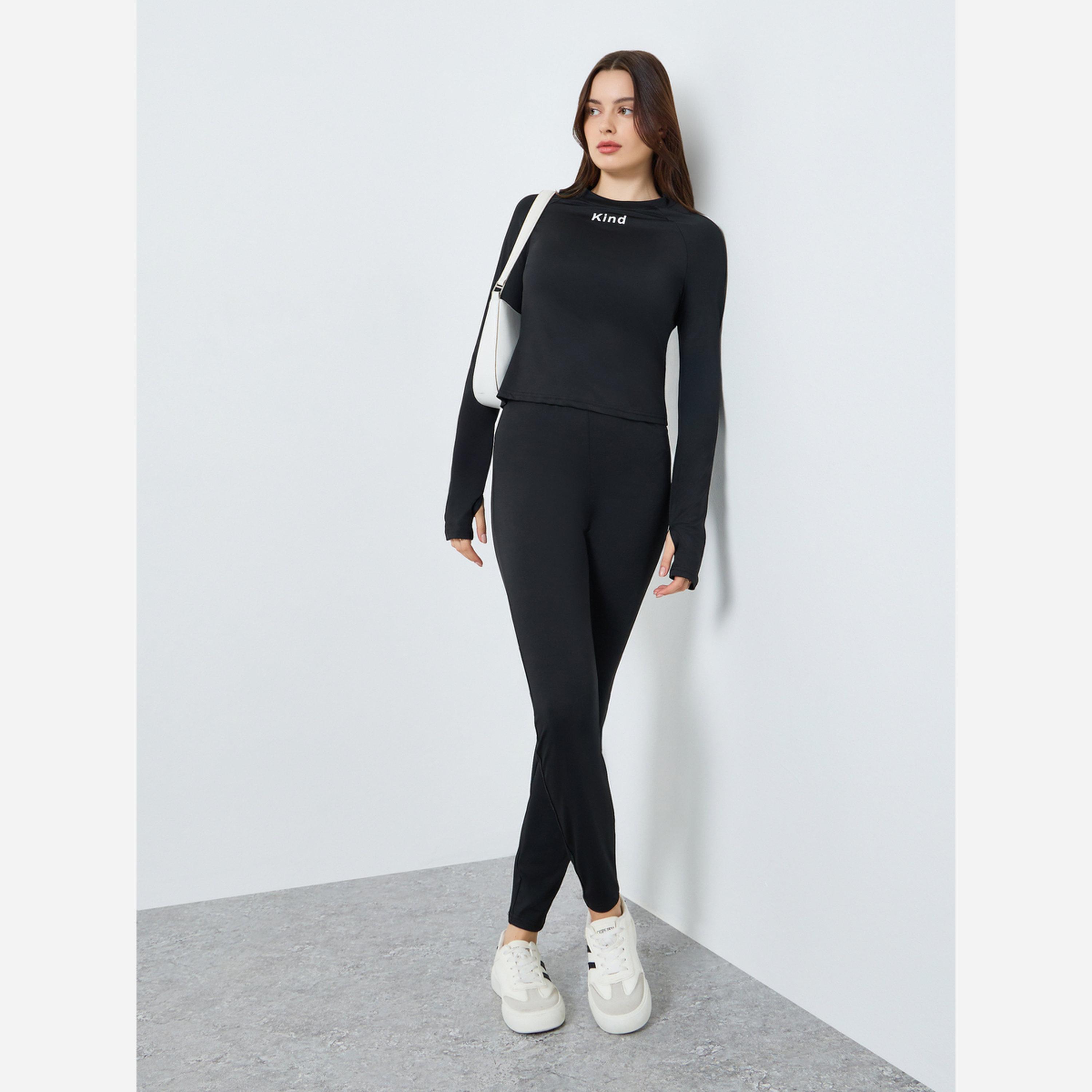 Styli Fitted Printed T-shirt And Leggings Set-women-clothing-coordsets-image-1