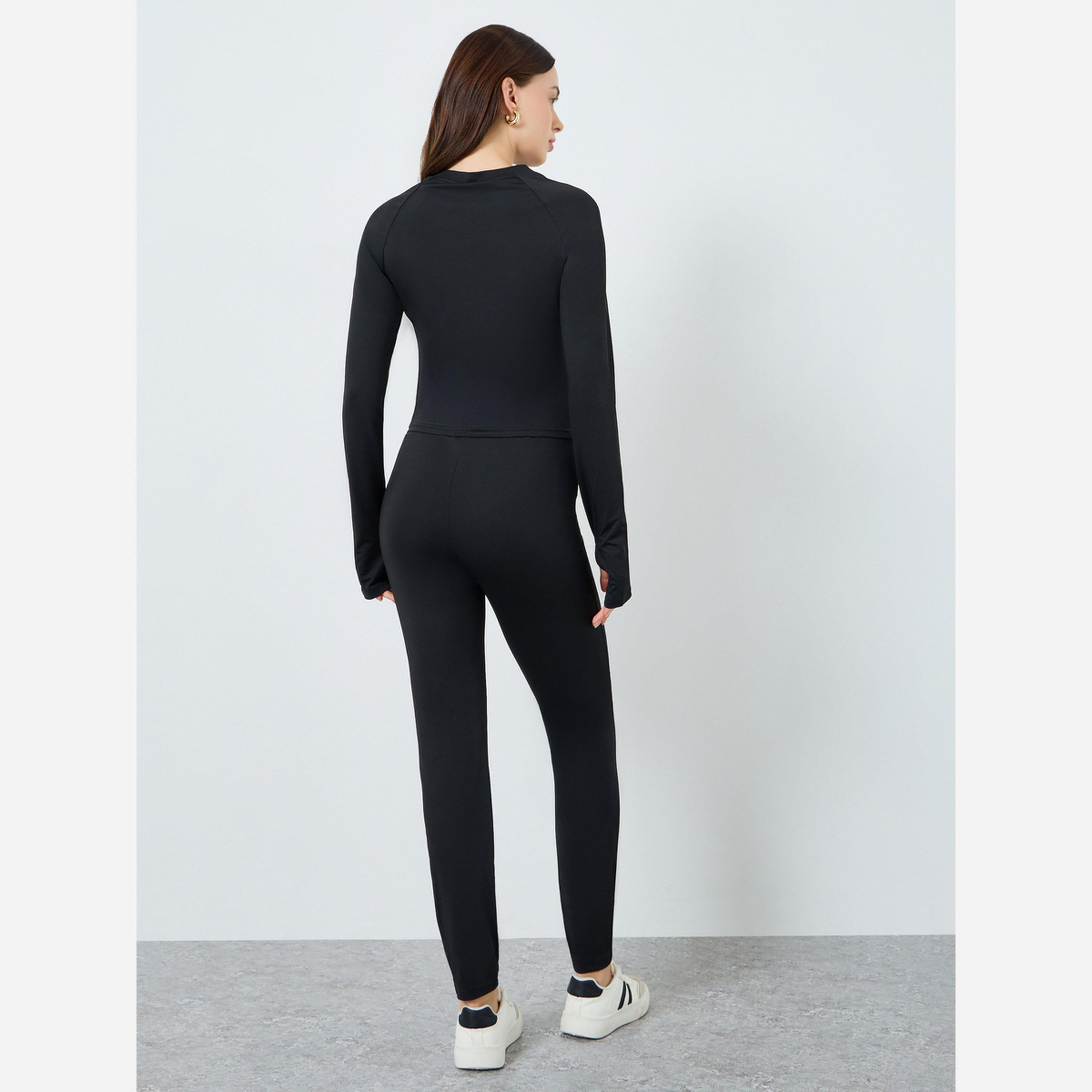 Styli Fitted Printed T-shirt And Leggings Set-women-clothing-coordsets-image-3