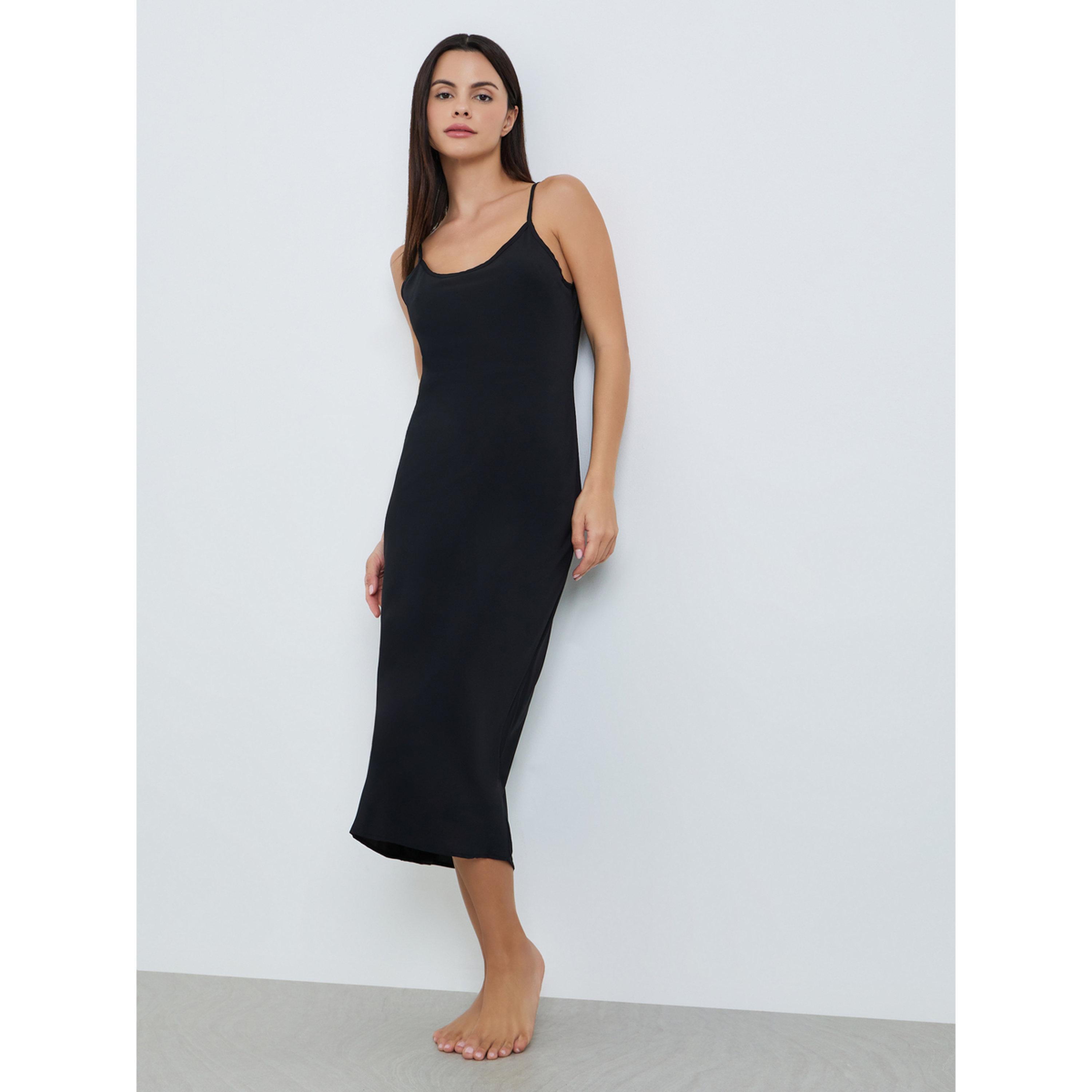 Styli Pack of 2 - Solid Strappy Slip Dress-women-clothing-nightwear-nighties-image-2