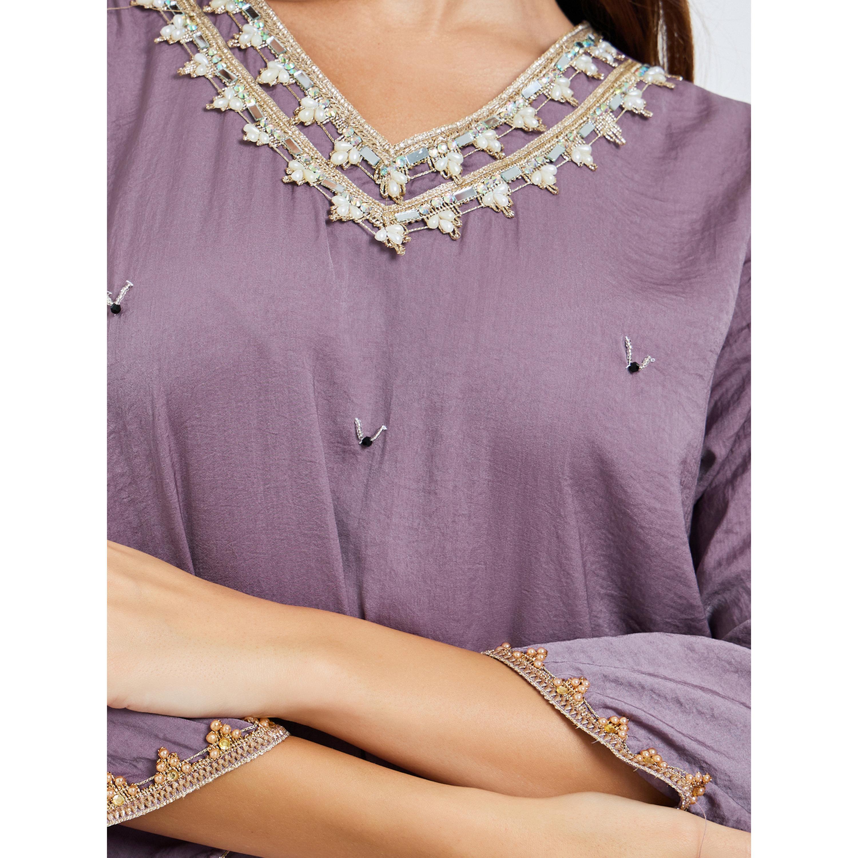 Styli Purple Embroidered Beadwork Jalabiya-women-arabicclothing-jalabiyas-image-5